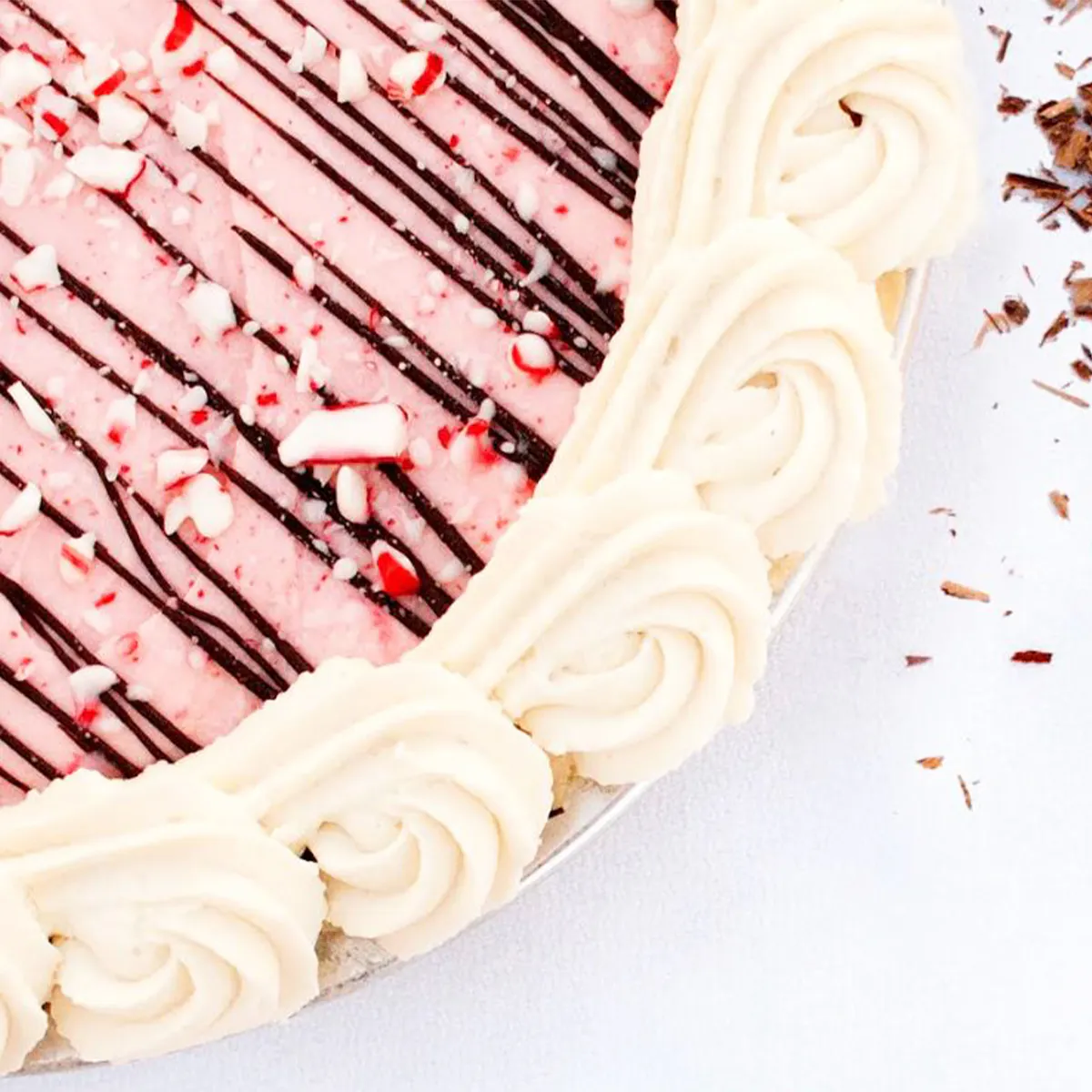 Peppermint Brownie Pie by PIEfection