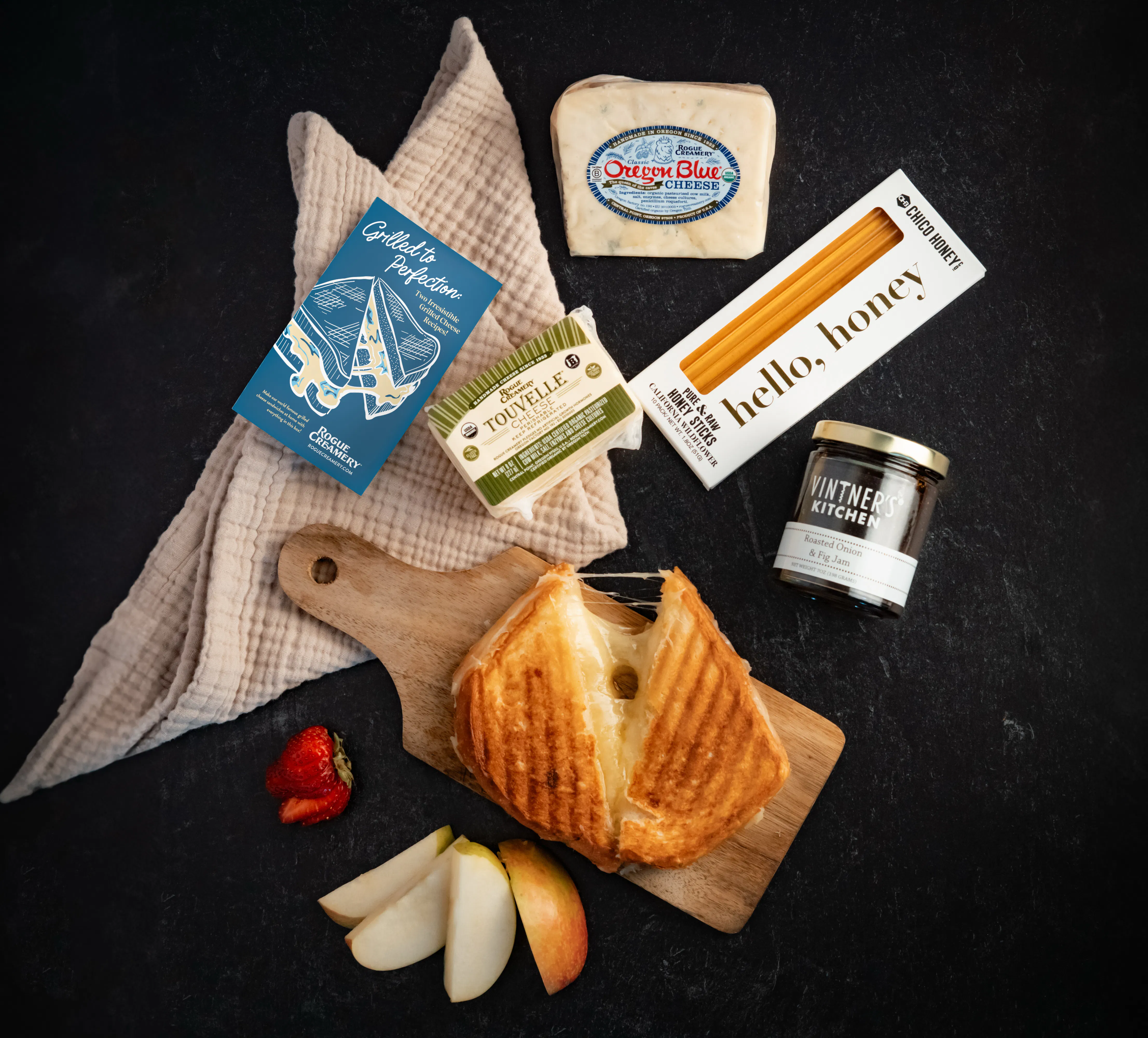 Grilled Cheese Recipe Box by Rogue Creamery