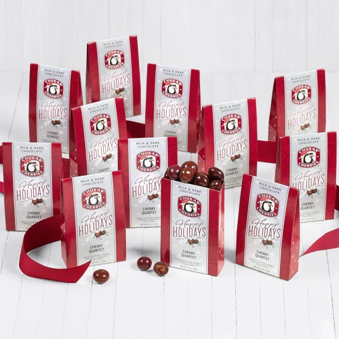 Chocolate Cherry Quartet - 12 Pack by Chukar Cherries