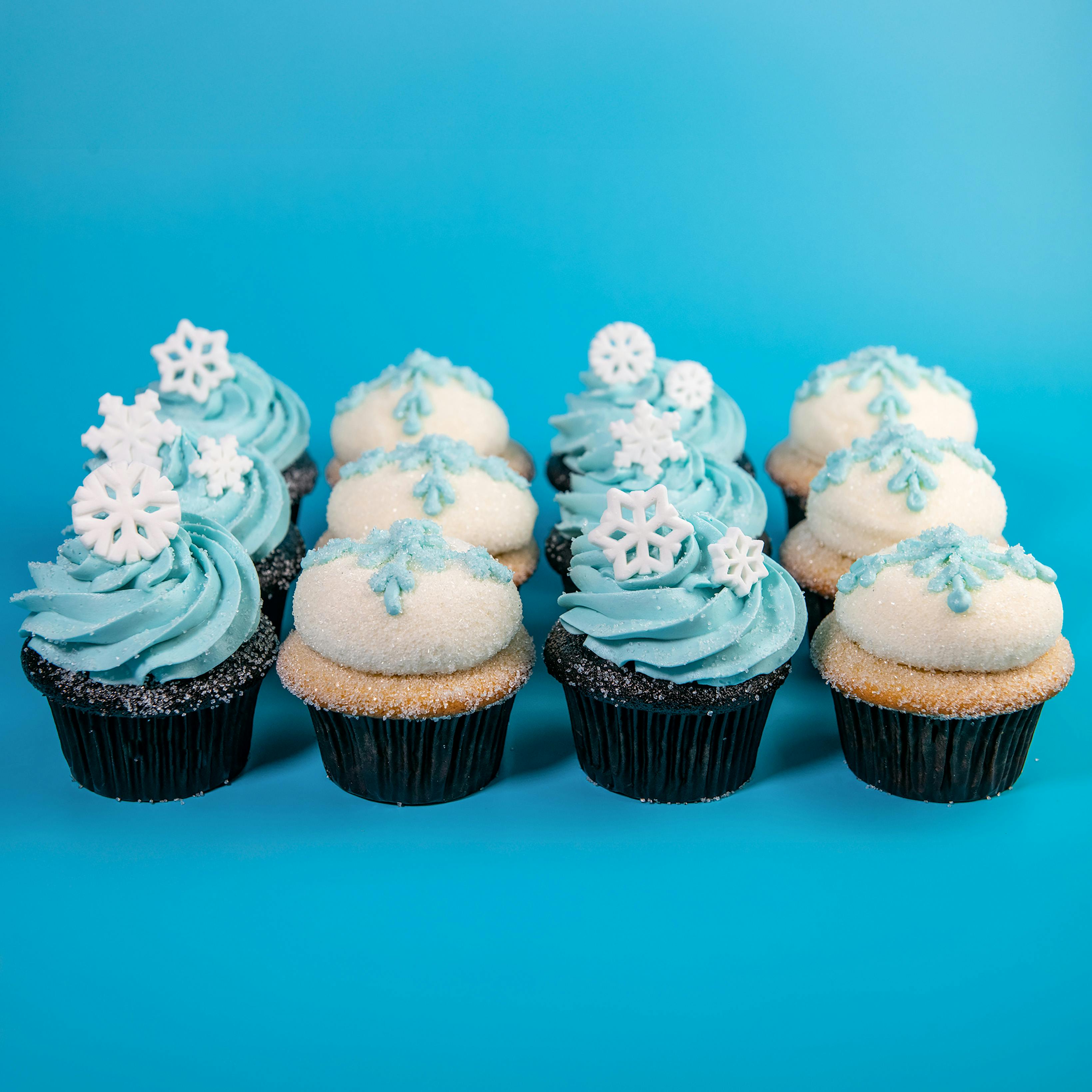 "Let It Snow" Holiday Cupcakes - 12 Pack by Trophy Cupcakes - Alternate image 2