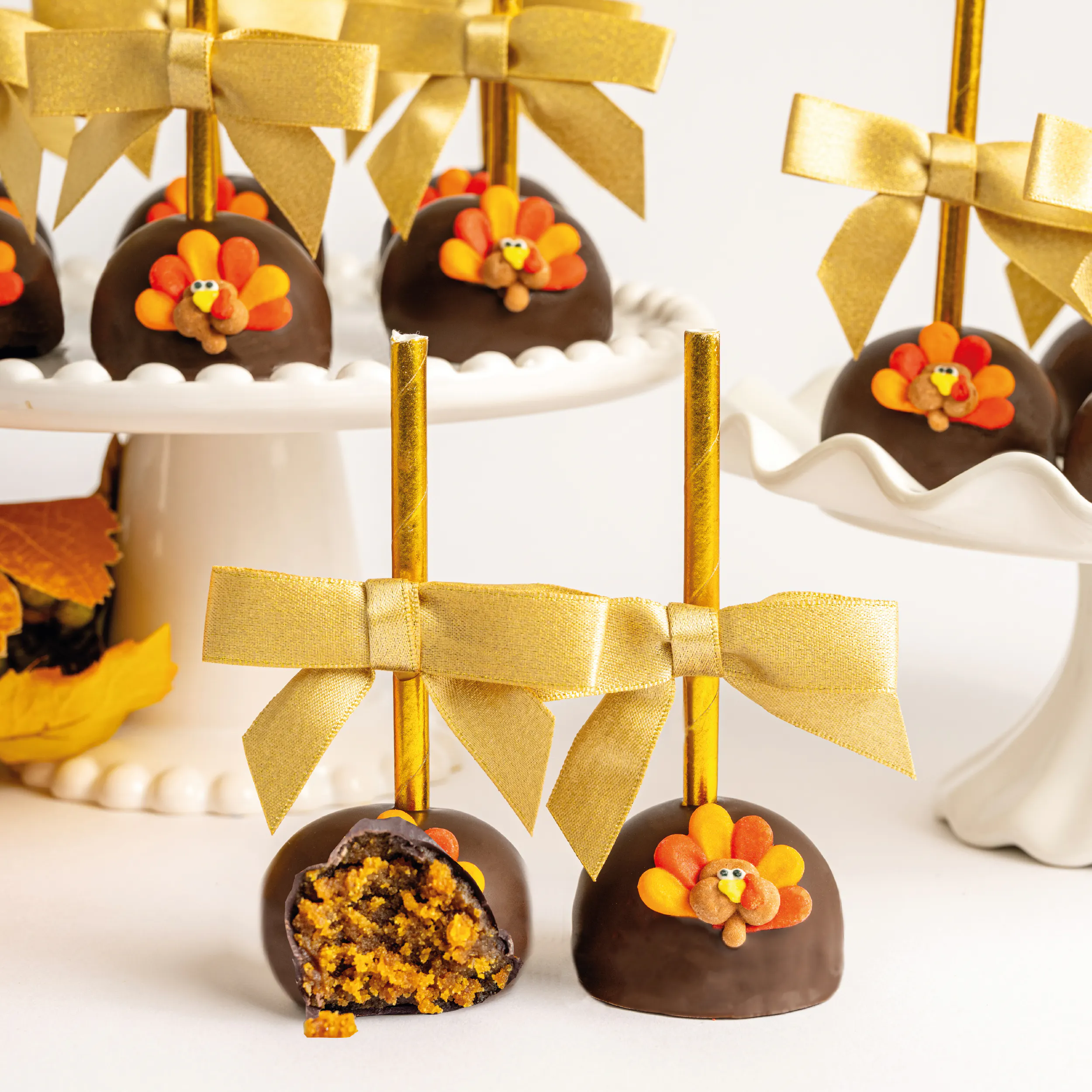 Turkey Cookies + Cake Pops Bundle by Sweet E's Bake Shop - Alternate image 1