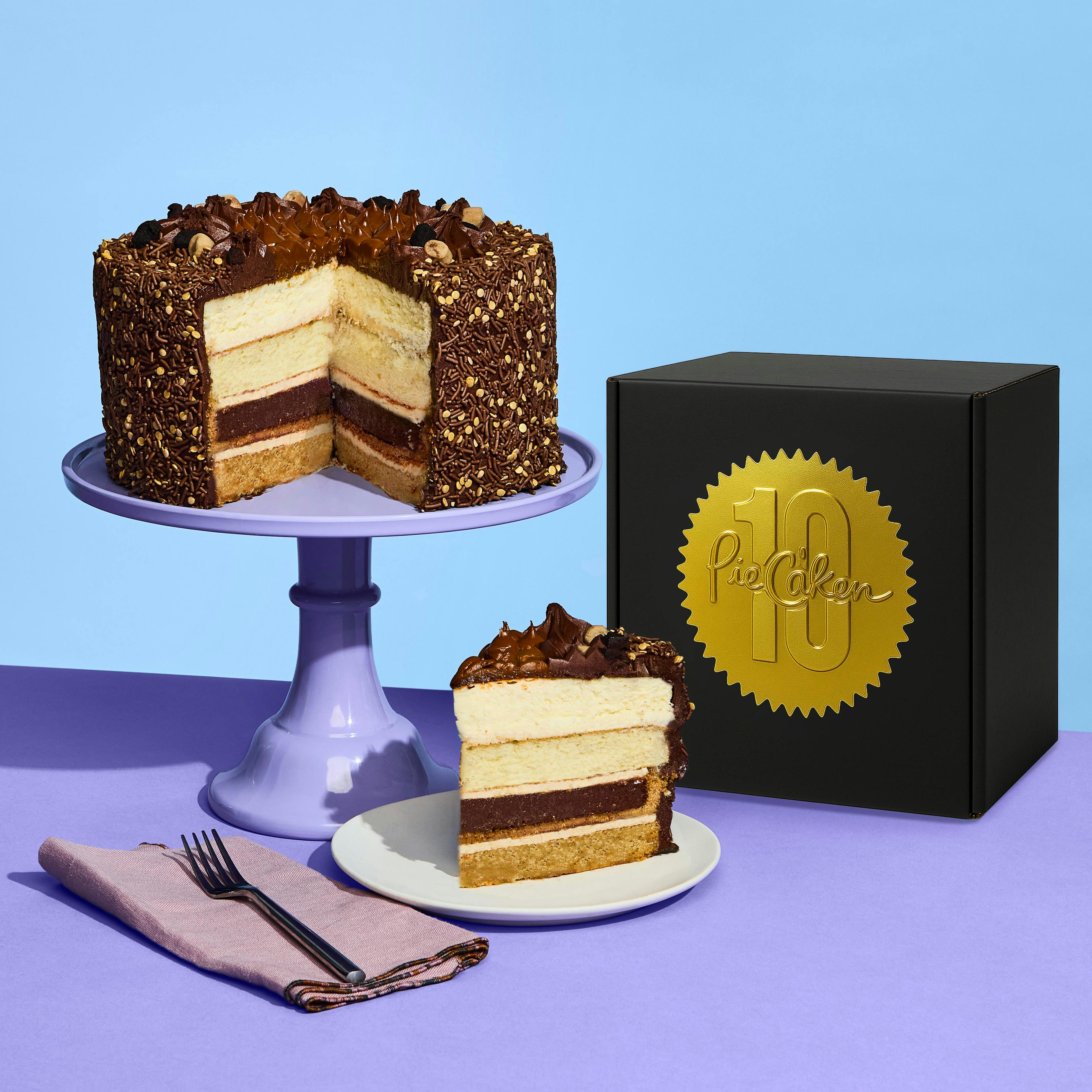 The 10-Year Anniversary "DecaCaken" by PieCaken Bakeshop