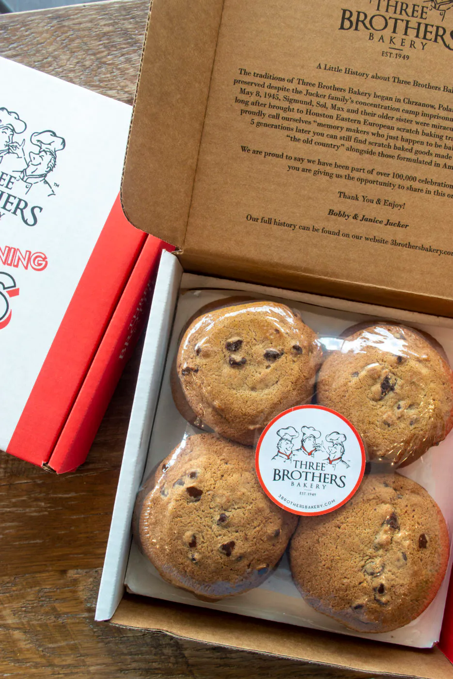 Chocolate Chip Cookies - 12 Pack by Three Brothers Bakery - Alternate image 1