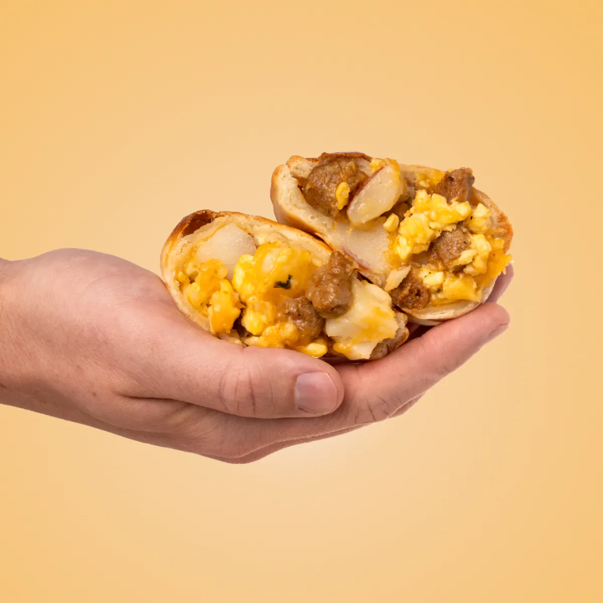 Sausage Egg & Cheese Breakfast Hand Pie by Crust Club