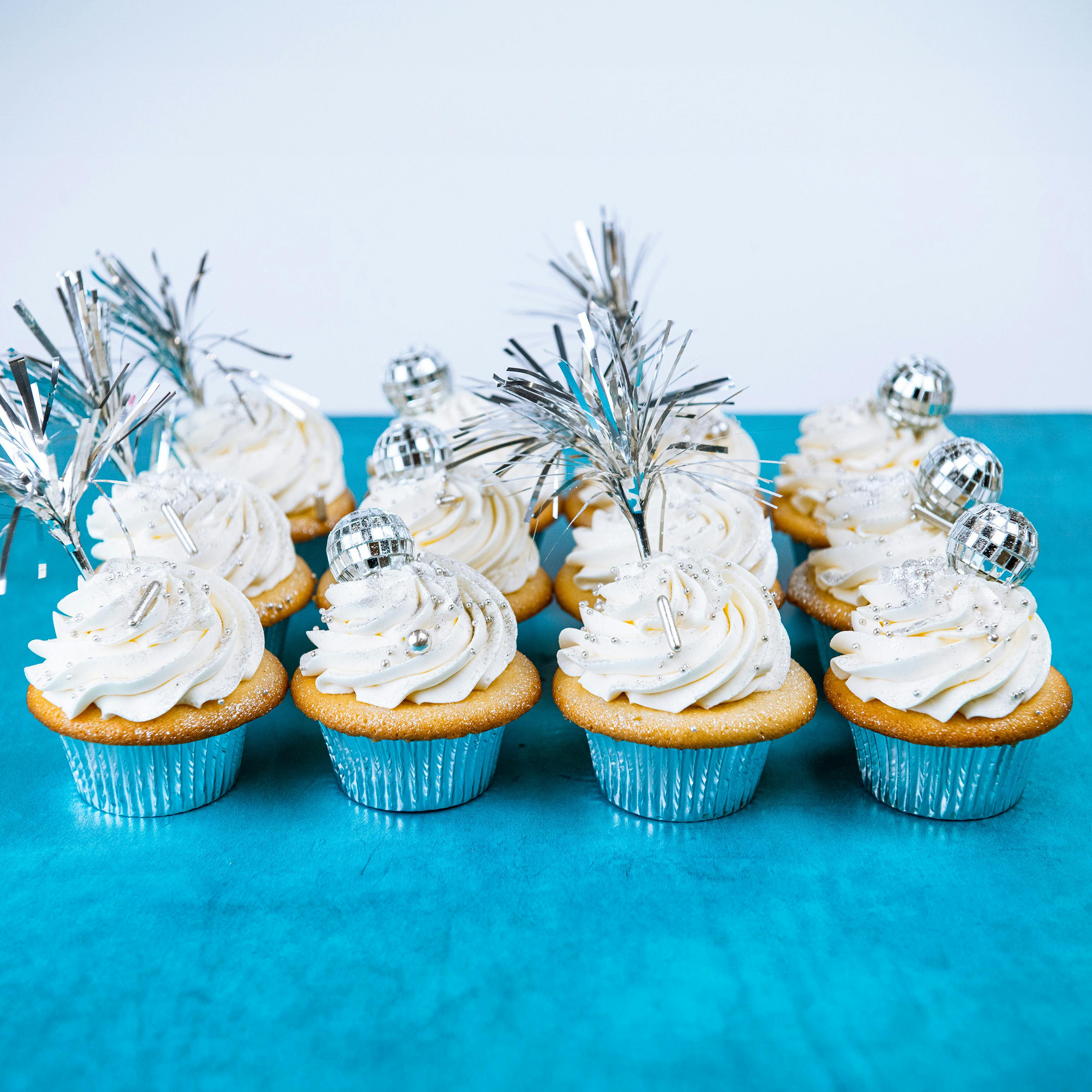 New Years Eve Disco Ball Cupcakes  - 12 Pack by Trophy Cupcakes - Alternate image 2