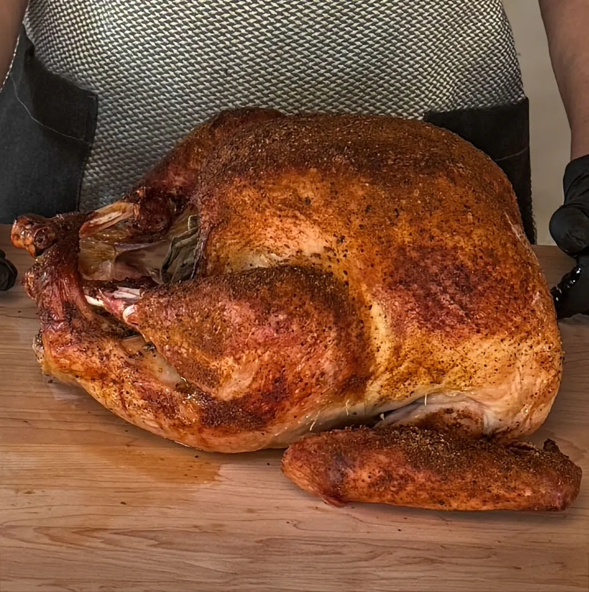 Cajun Smoked Turkey for 6-8 by Melissa Cookston's Memphis BBQ