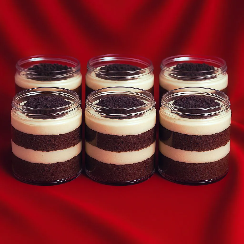 Holiday Vegan Cupcake Jars - 6 Pack by Brooklyn Cupcake - Alternate image 1