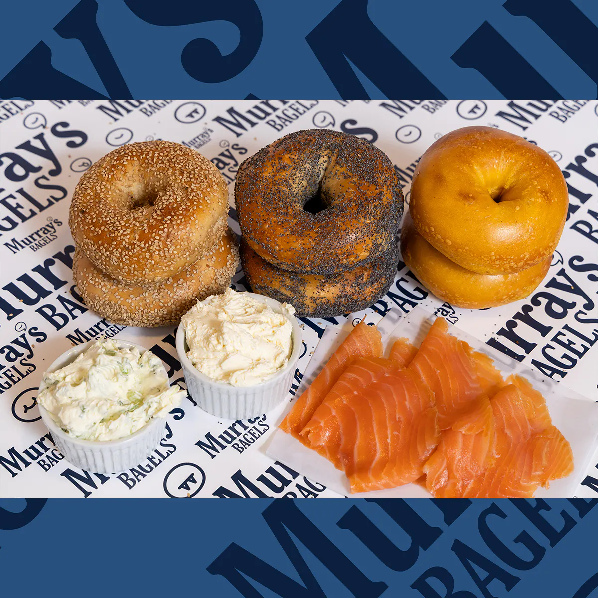 "The Bagel Break" Bagel Brunch for 6 + 3 FREE Bagels by Murray's Bagels