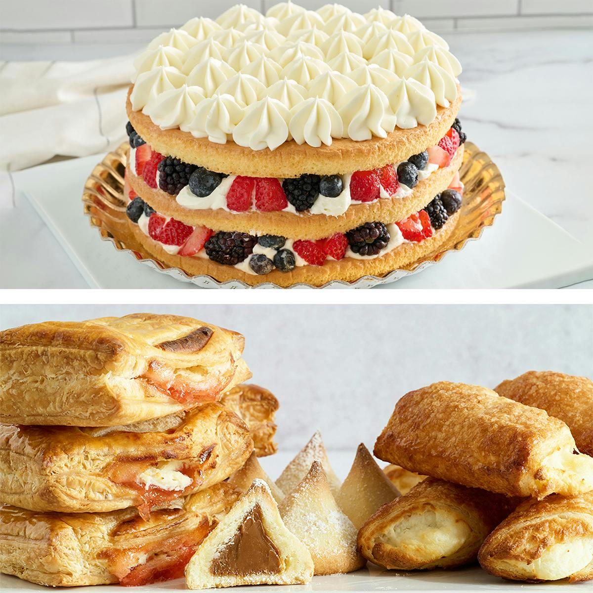 Milk’N Berries® Tres Leches Cake + Sweet & Savory Sampler by Porto's Bakery