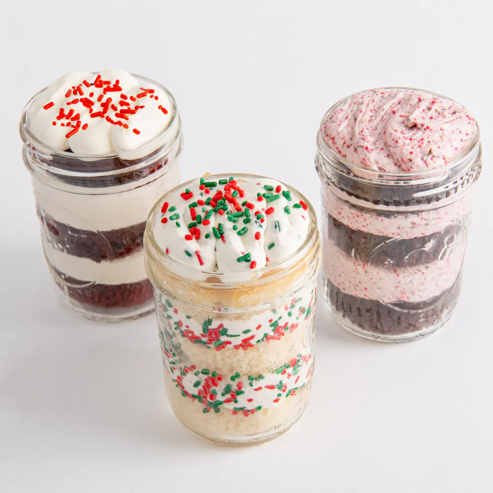 Christmas Cake Jars by Sweet E's Bake Shop - Alternate image 1