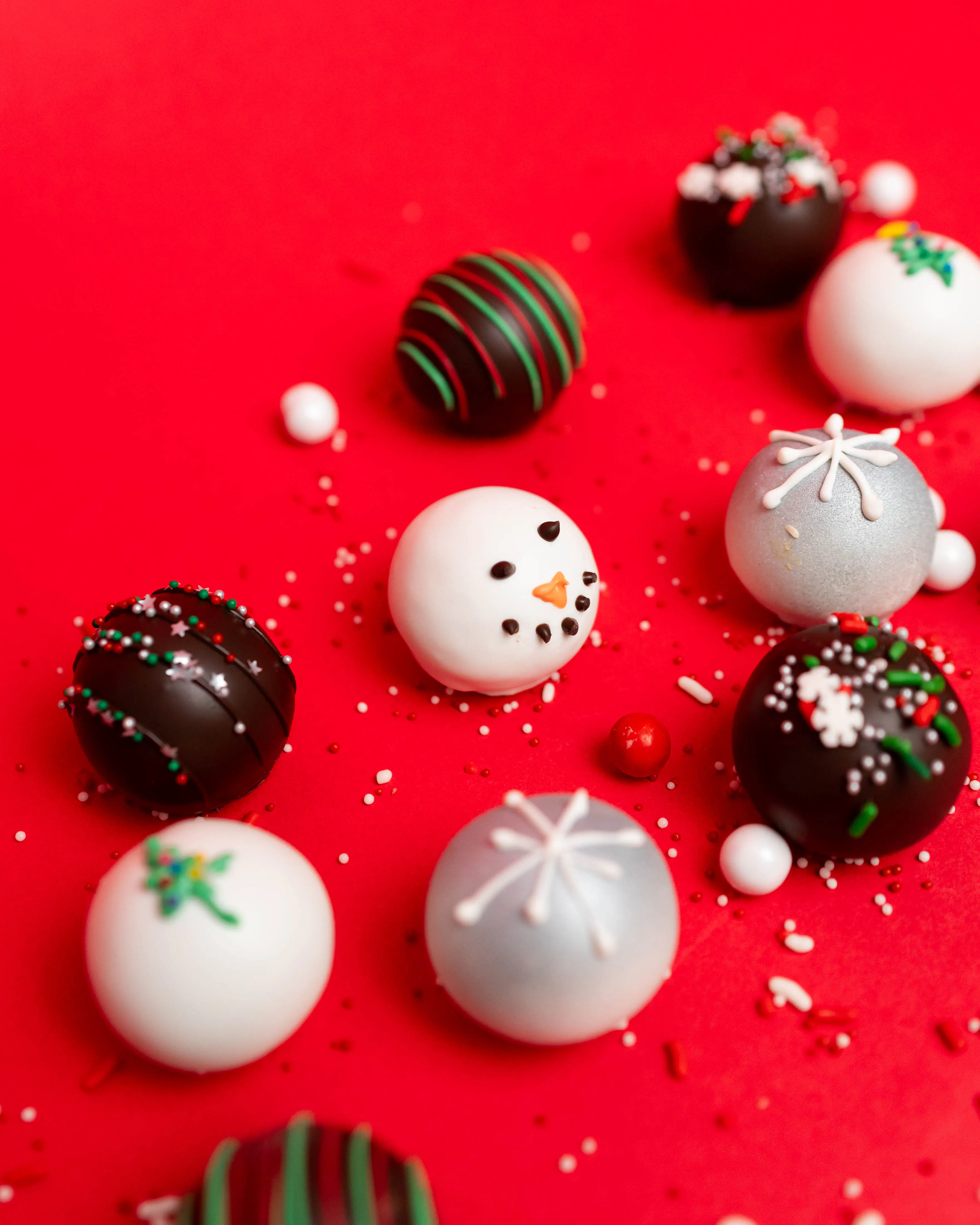 Christmas Cake Balls by Flour Shop