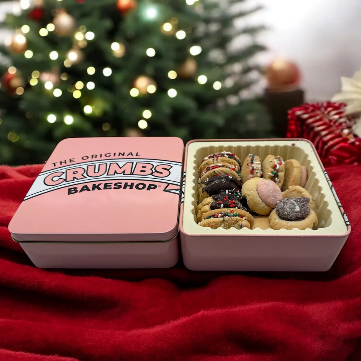 Holiday Cookie Gift Tin by Crumbs Bakeshop