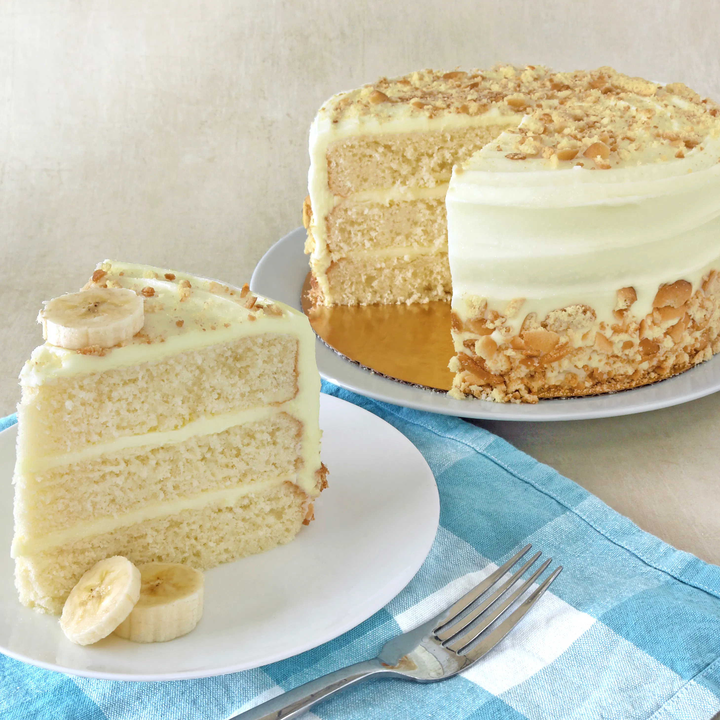 Banana Pudding Layer Cake by Savannah's Candy Kitchen