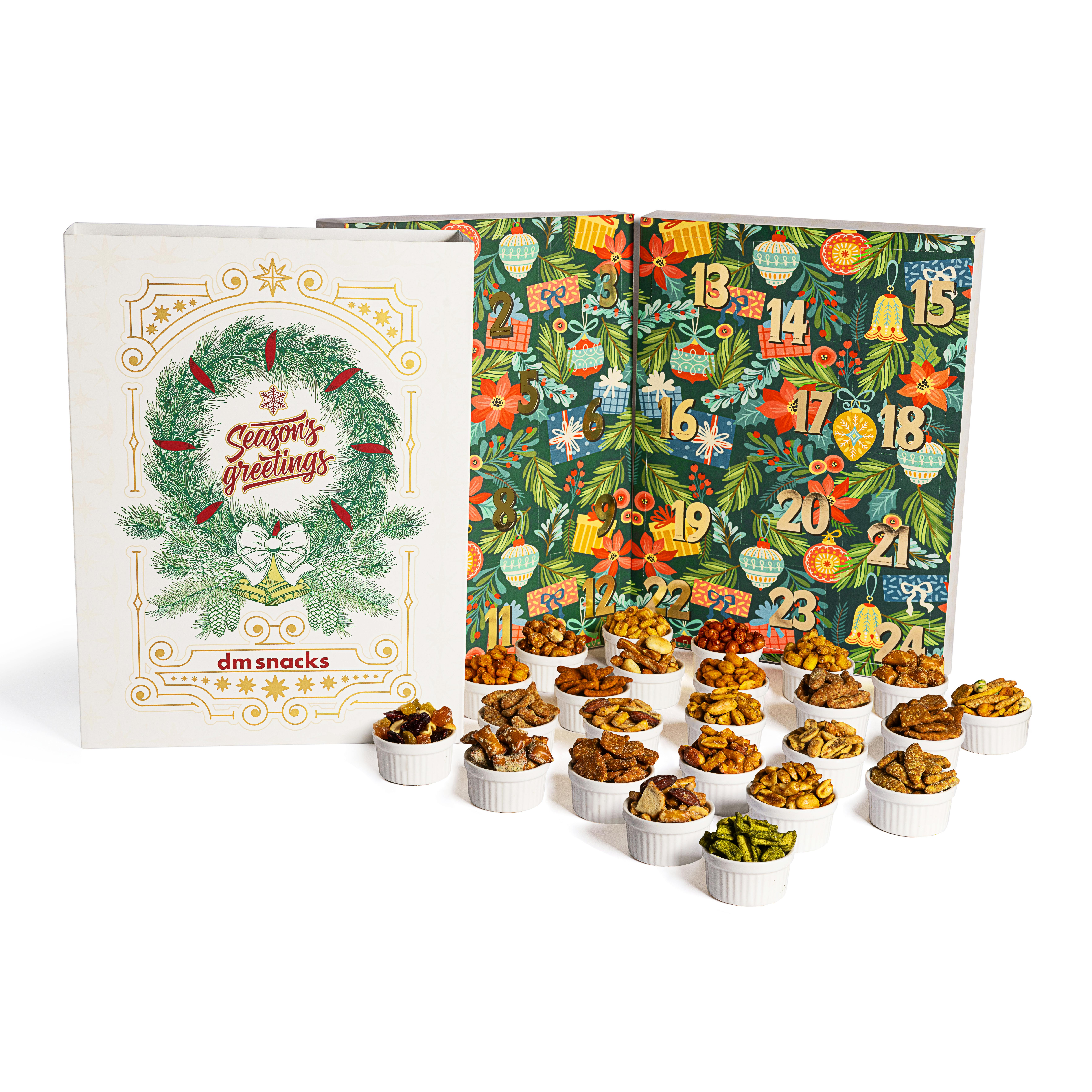 “24 Days of Nuts & Snacks” Advent Calendar by Sugar Plum