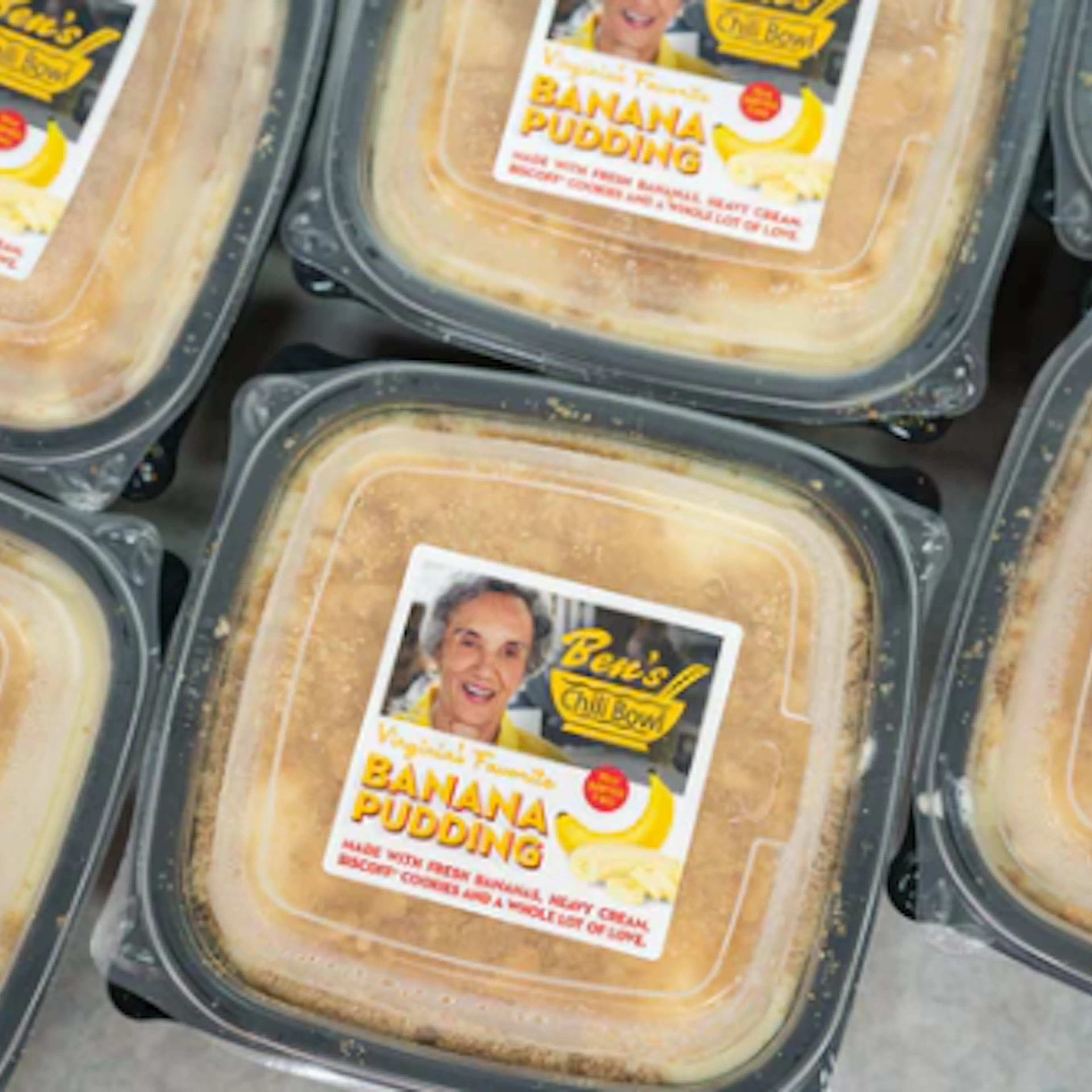 Banana Pudding Family-Size - 4 Pack by Ben's Chili Bowl - Alternate image 1