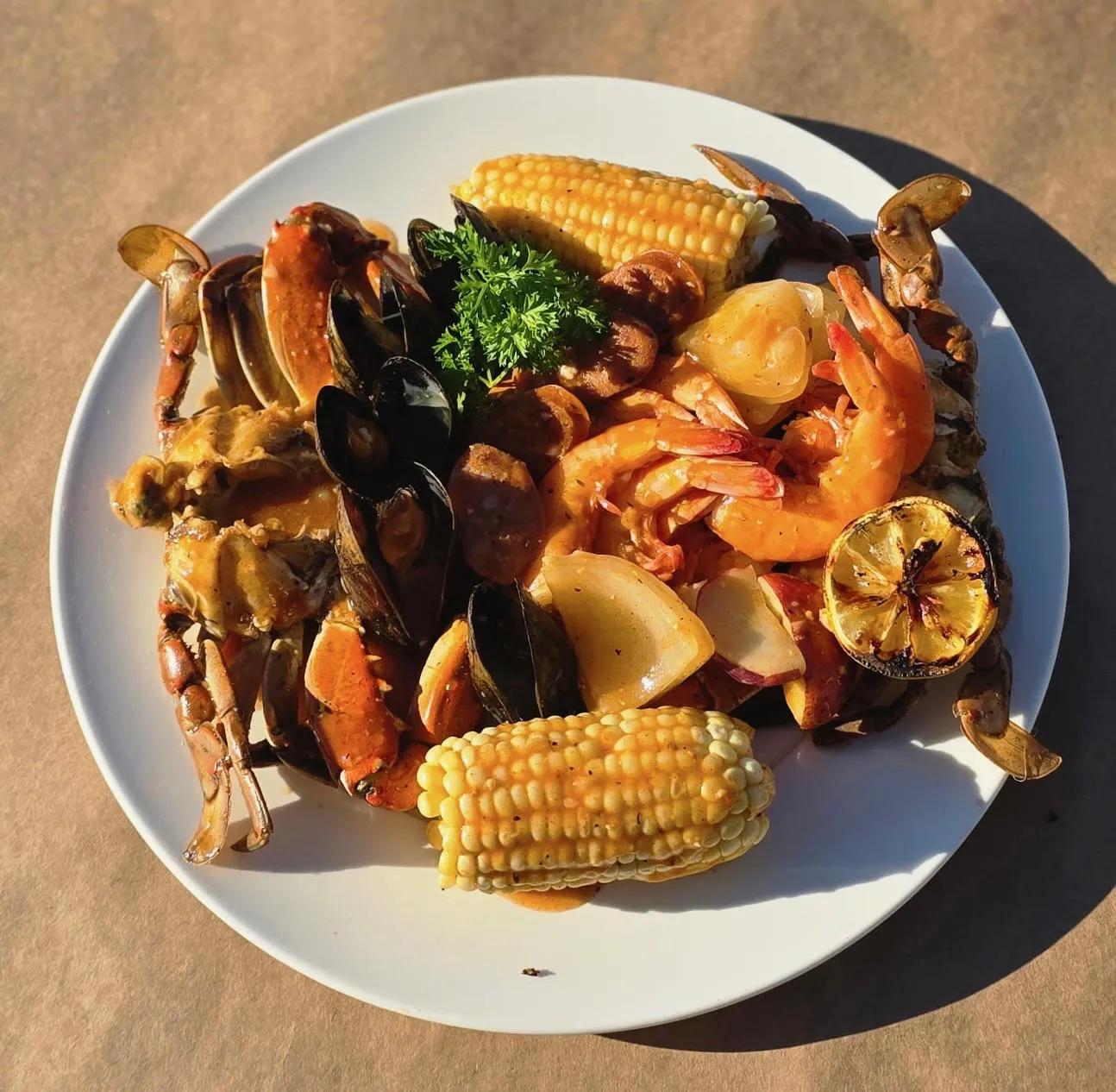 Cajun Seafood Boil for 2 by Harris Crab House