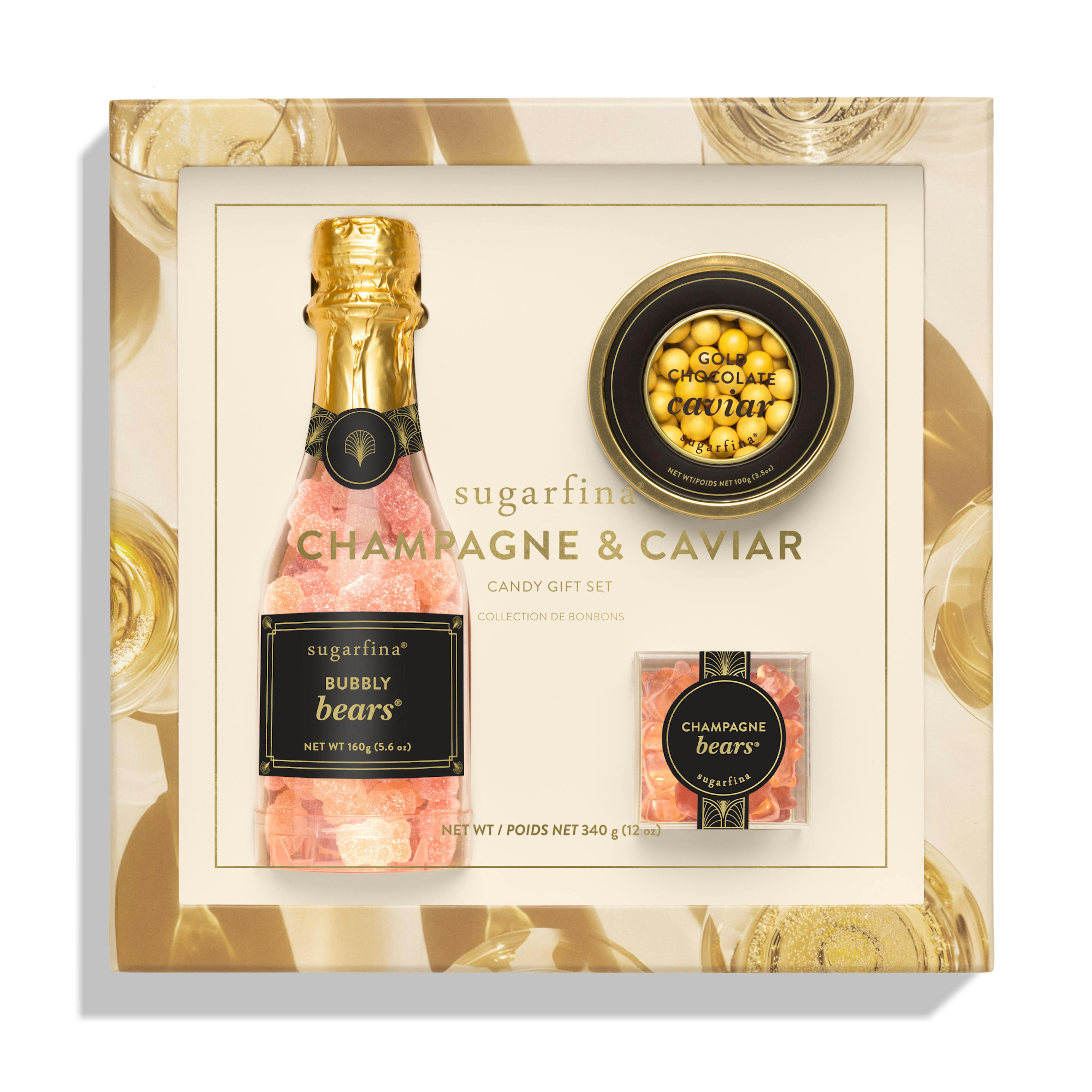 "Champagne & Caviar" Candy Gift Box - 3 Pack by Sugarfina