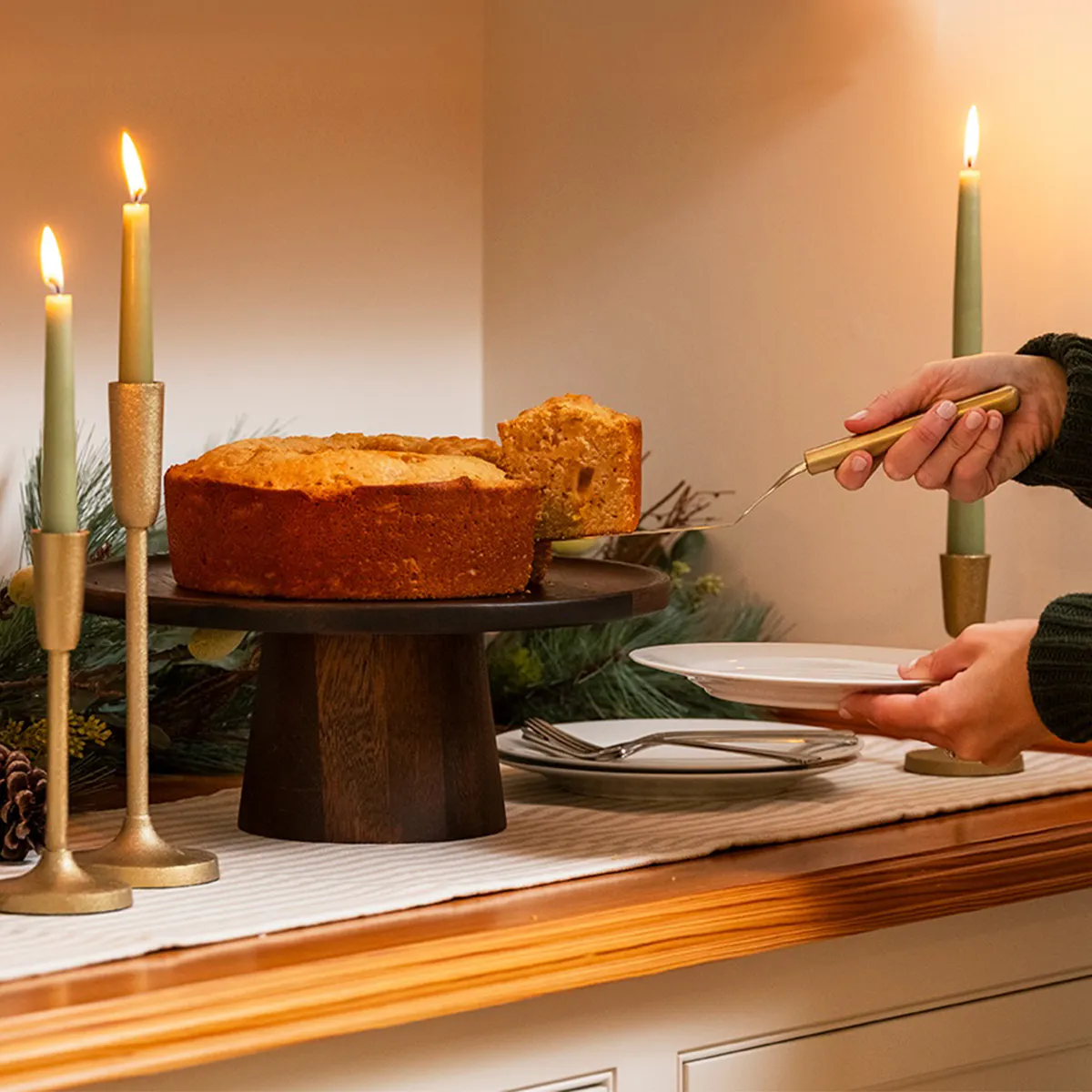 Cinnamon Peach Pound Cake by Pearson Farm