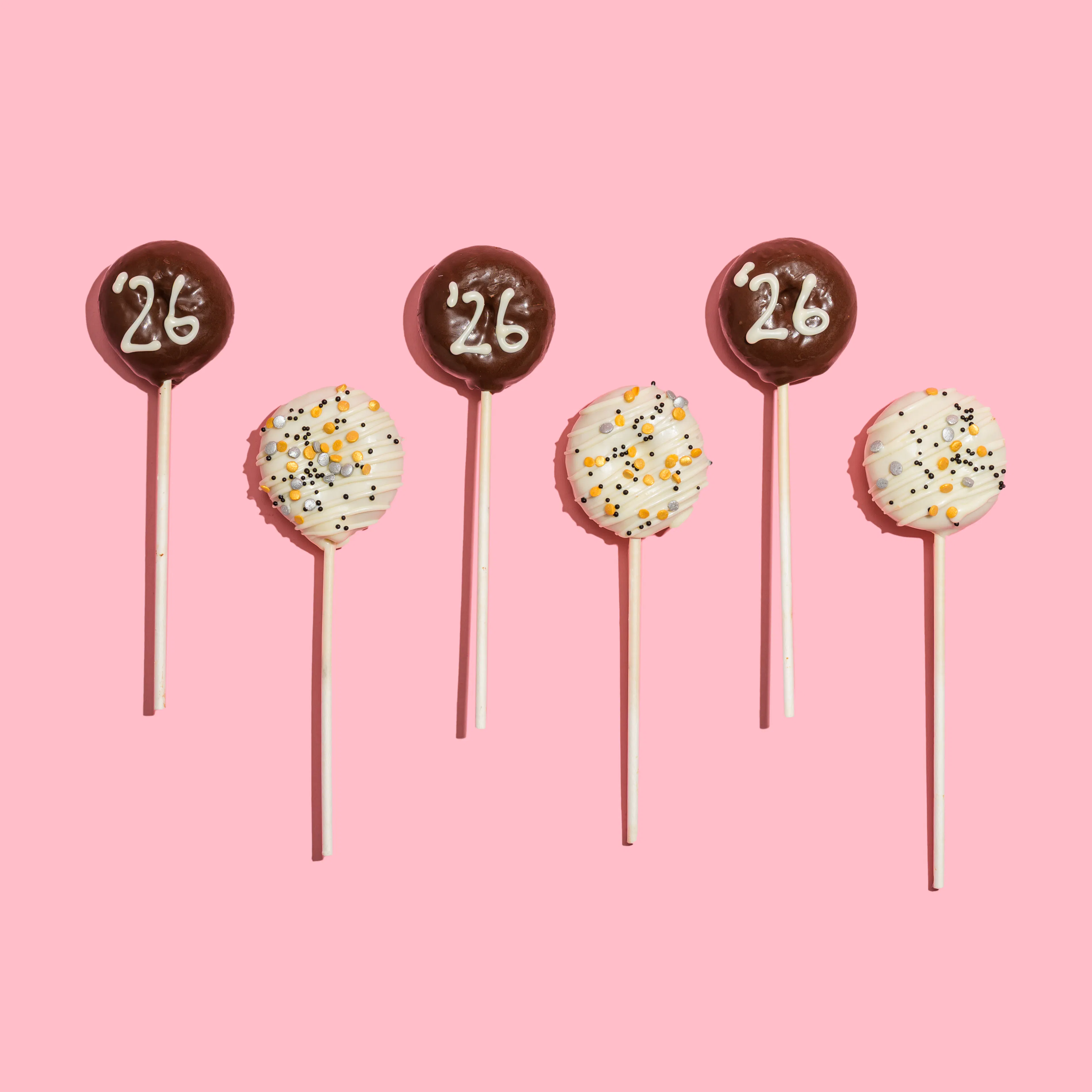 NYE Doughnut Cake Pops by Blackbird Doughnuts