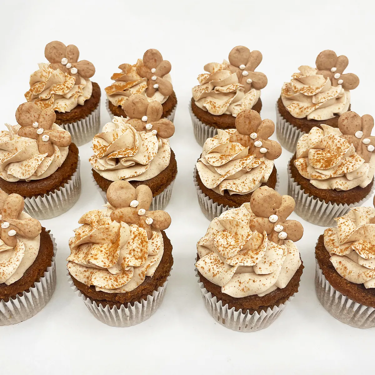 Vegan + Gluten Free Ginger Cupcakes - 12 Pack by Erin McKenna's Bakery - Alternate image 1