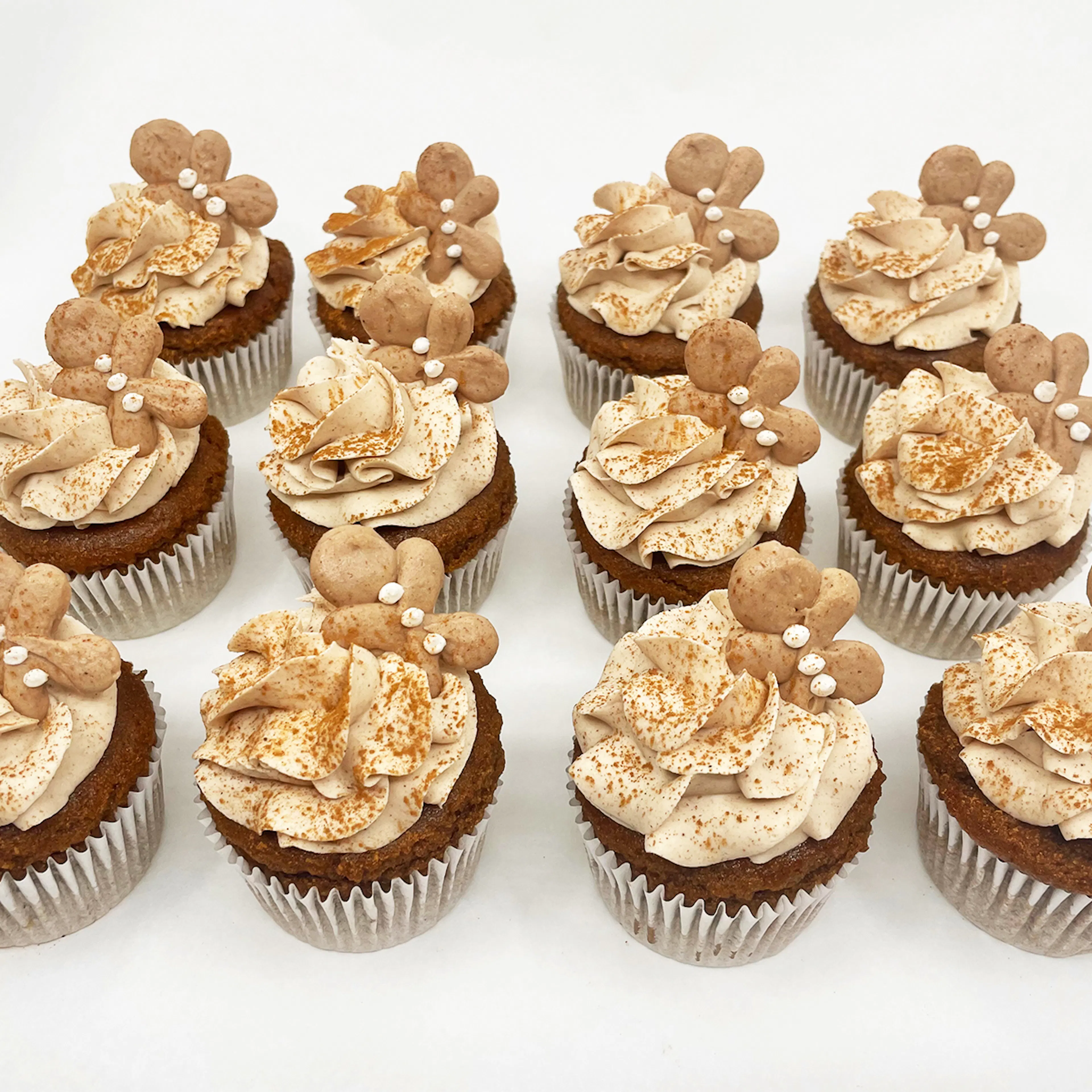 Vegan + Gluten Free Ginger Cupcakes - 12 Pack by Erin McKenna's Bakery - Alternate image 1