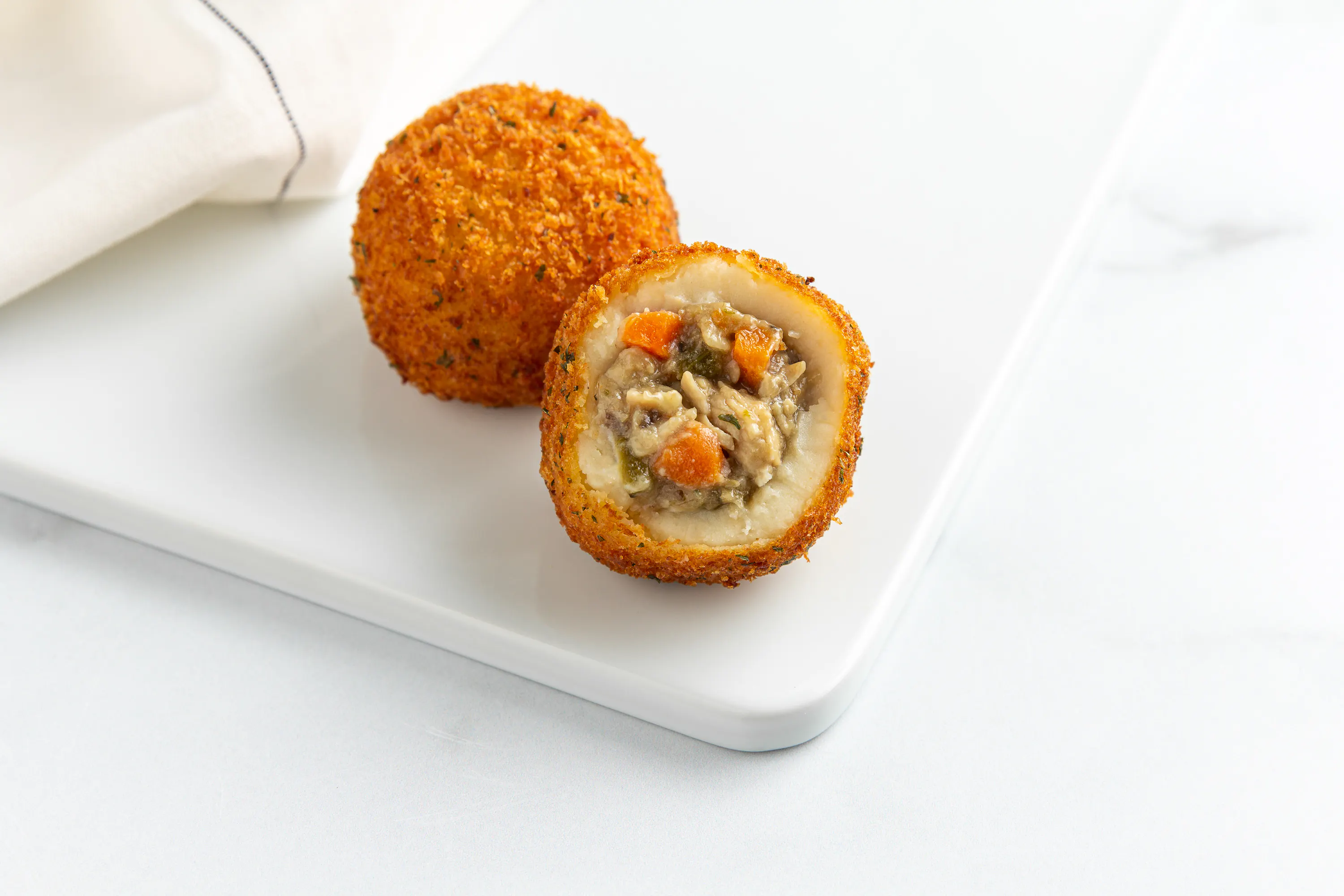 Thanksgiving Bundle - Pumpkin Cheesecake + Turkey & Gravy Potato Ball + Cheese Roll by Porto's Bakery - Alternate image 5