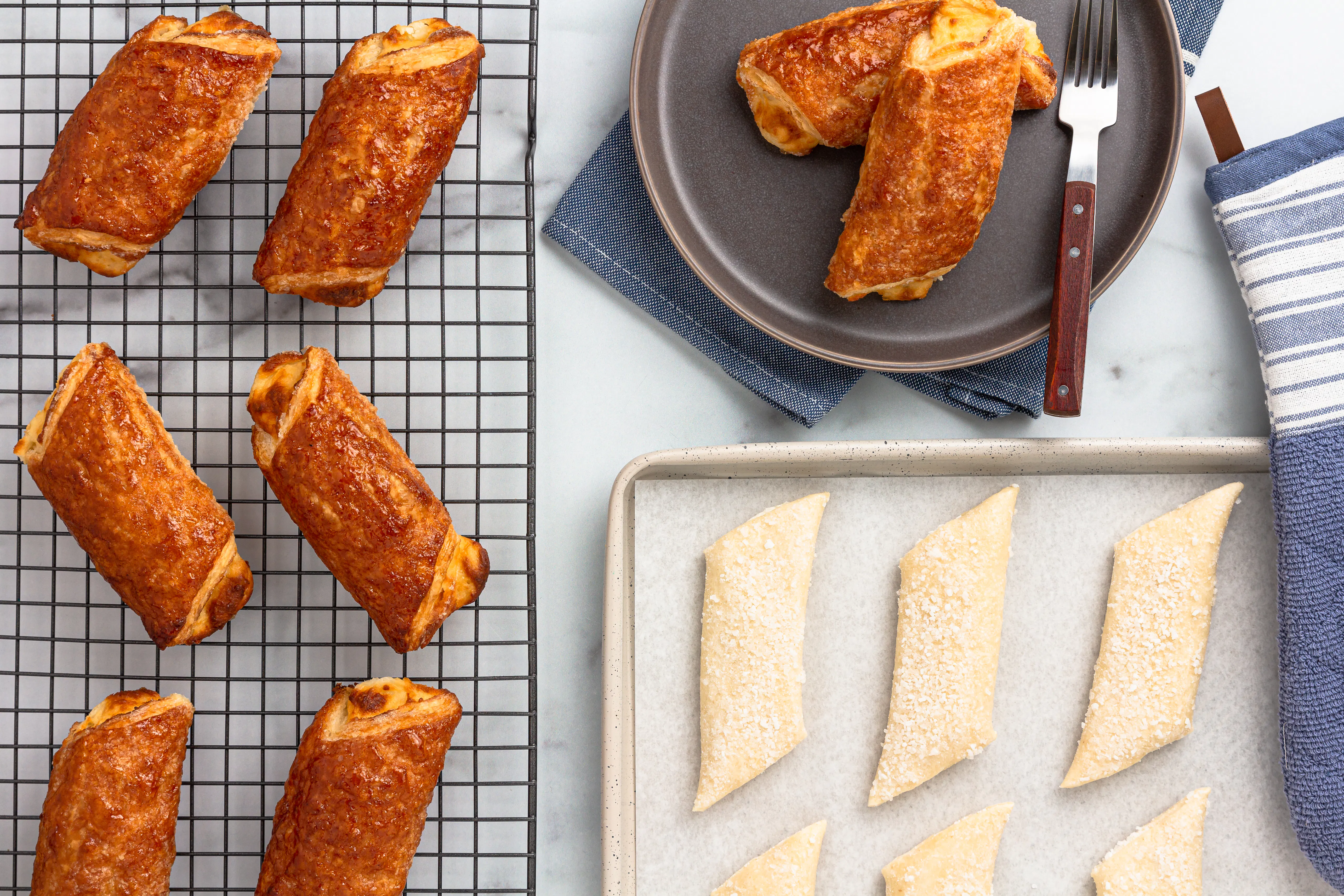 Thanksgiving Bundle - Pumpkin Cheesecake + Turkey & Gravy Potato Ball + Cheese Roll by Porto's Bakery - Alternate image 8