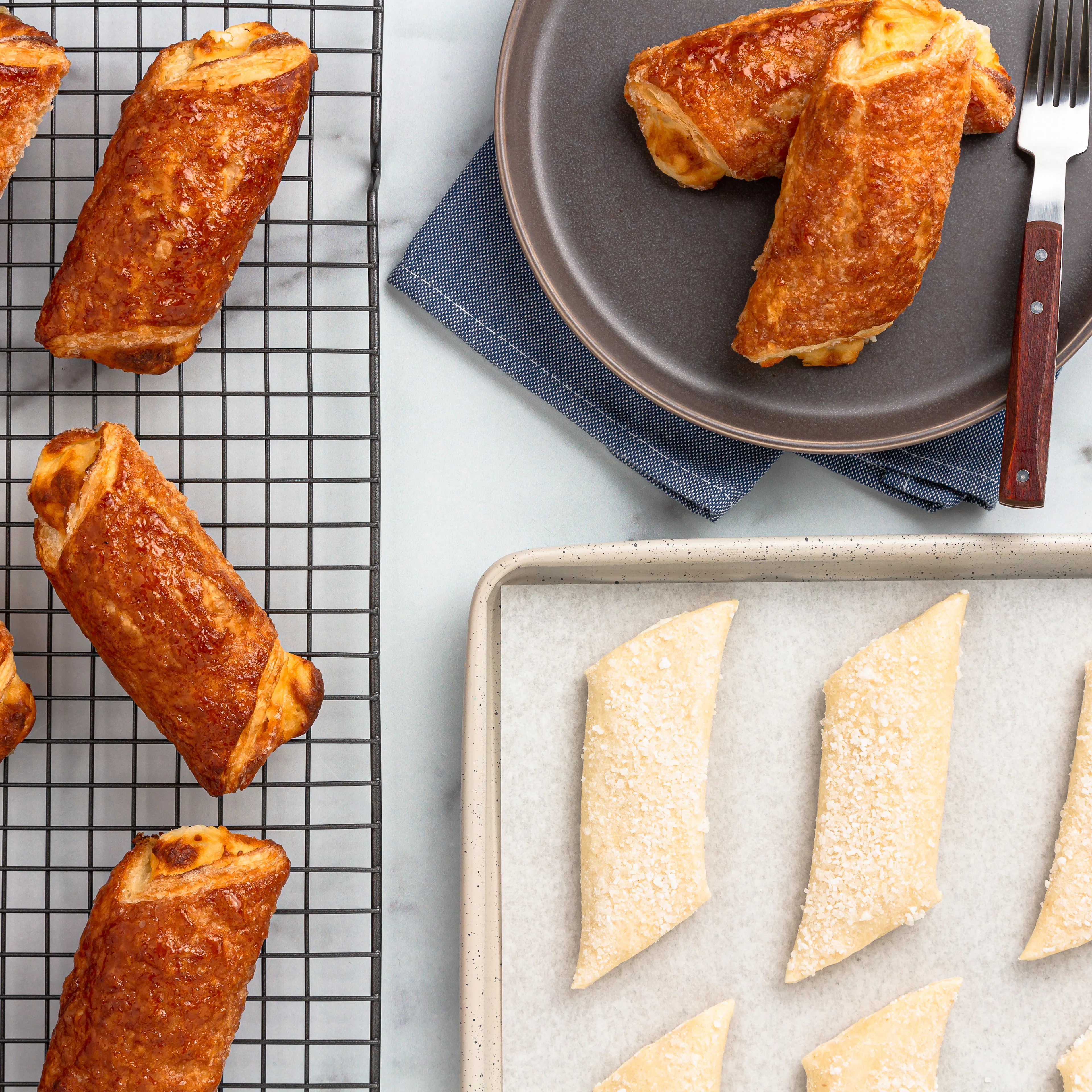 Thanksgiving Bundle - Pumpkin Cheesecake + Turkey & Gravy Potato Ball + Cheese Roll by Porto's Bakery - Alternate image 8