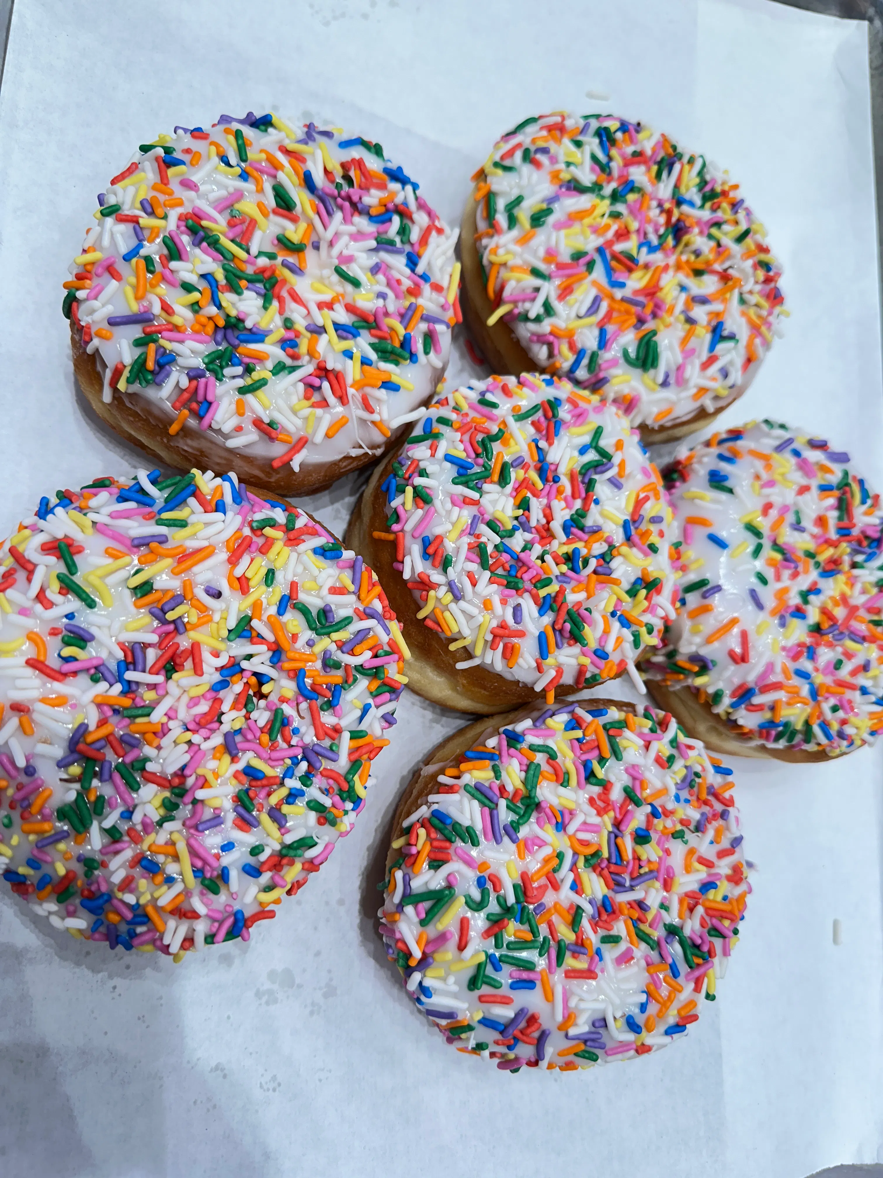 Birthday Cake Donuts - 9 Pack by The Donut Pub