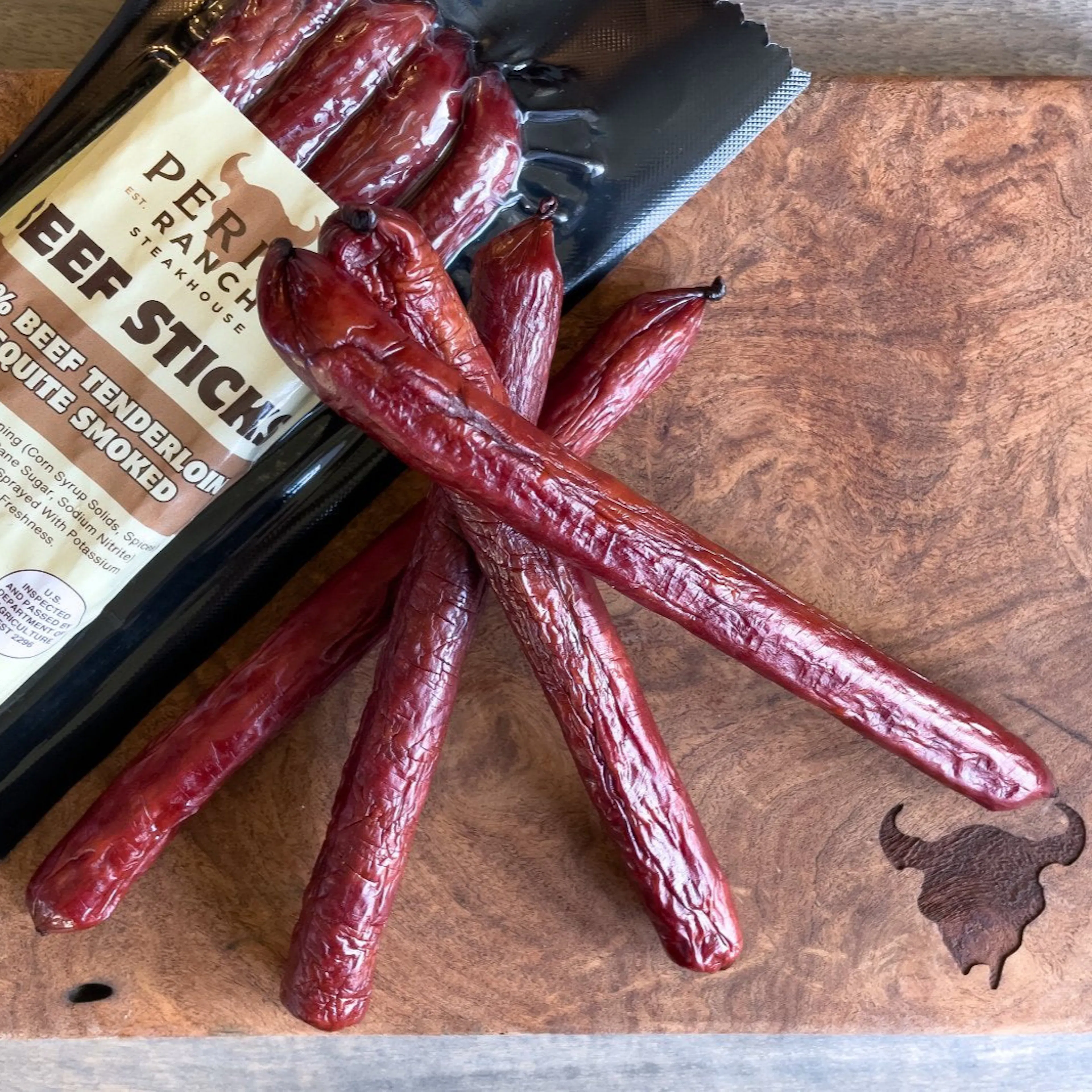 Mesquite Smoked Beef Sticks - 4 Pack by Perini Ranch Steakhouse