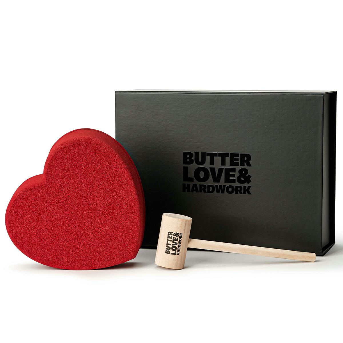 "Heartbreaker" Breakable Chocolate Heart Gift Box by BUTTERLOVEANDHARDWORK