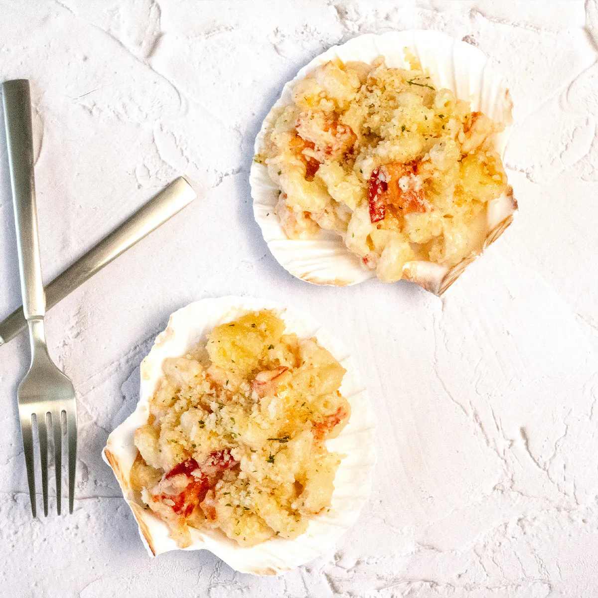 Lobster Mac & Cheese on the Half Shell - 4 Pack + 4 FREE by Hancock Gourmet Lobster Co.