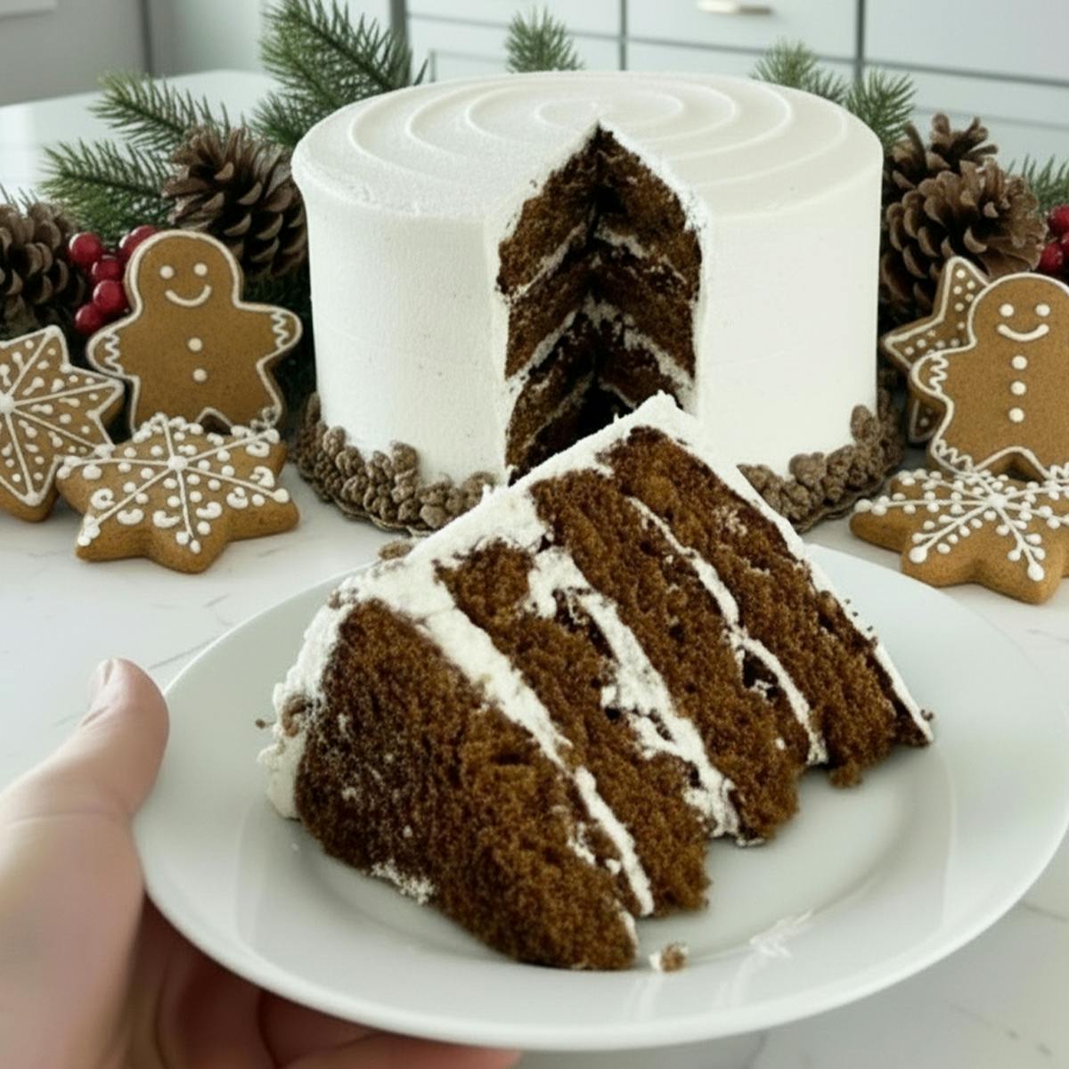 Spiced Gingerbread Eggnog Cake by Daisy Cakes - Alternate image 1