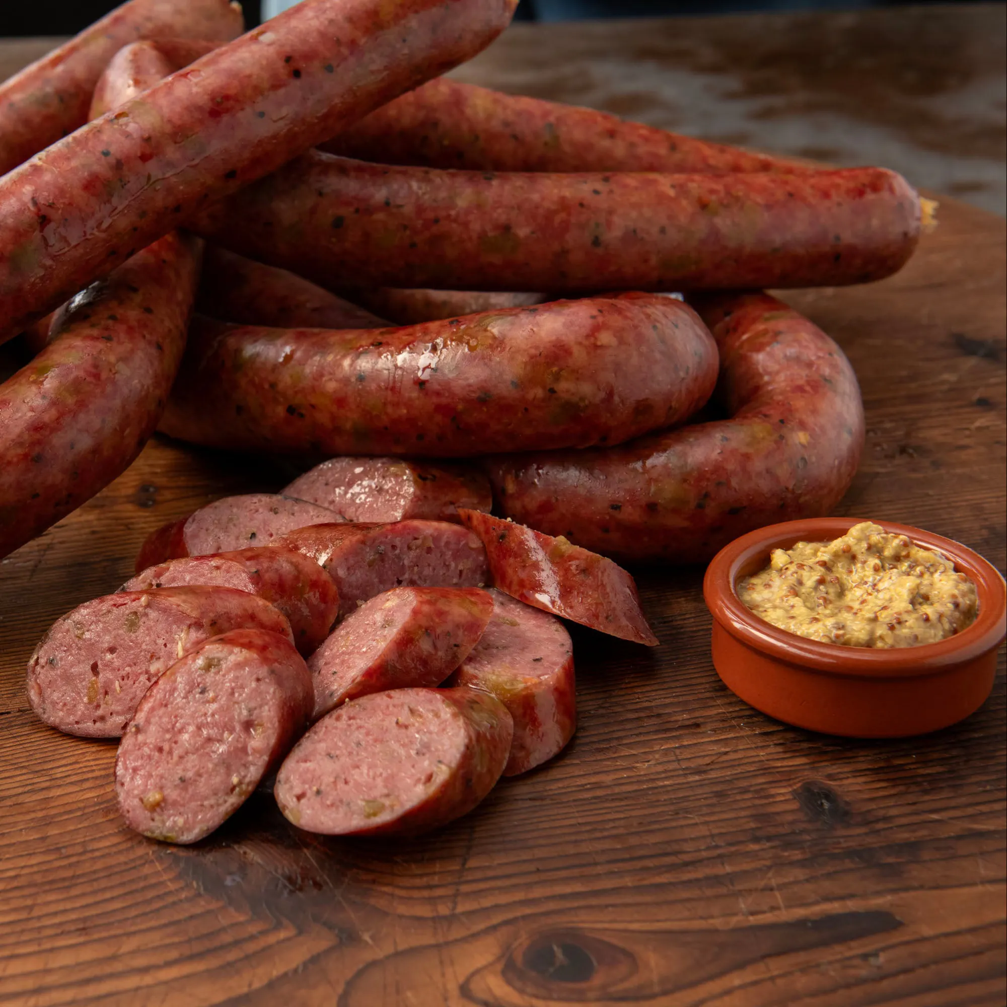 Green Chili Beef Sausage - 3 lbs. by Perini Ranch Steakhouse