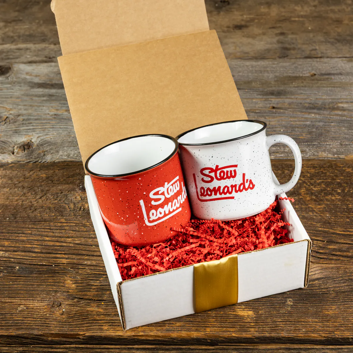 Stew Leonard's Red + White Coffee Mug - 2 Pack by Stew Leonard's - Alternate image 2