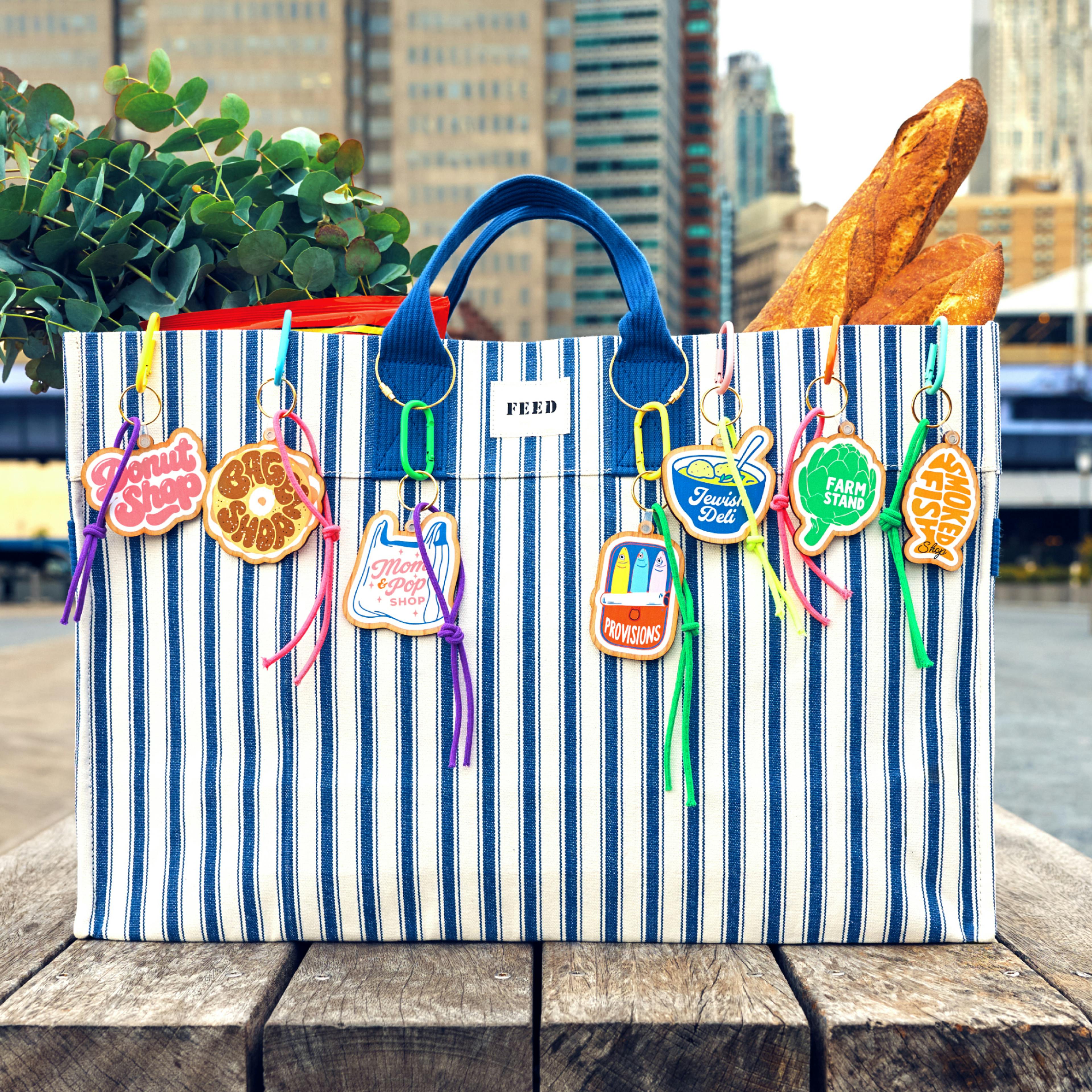 FEED Market Tote & Charm by Goldbelly x FEED Exclusive