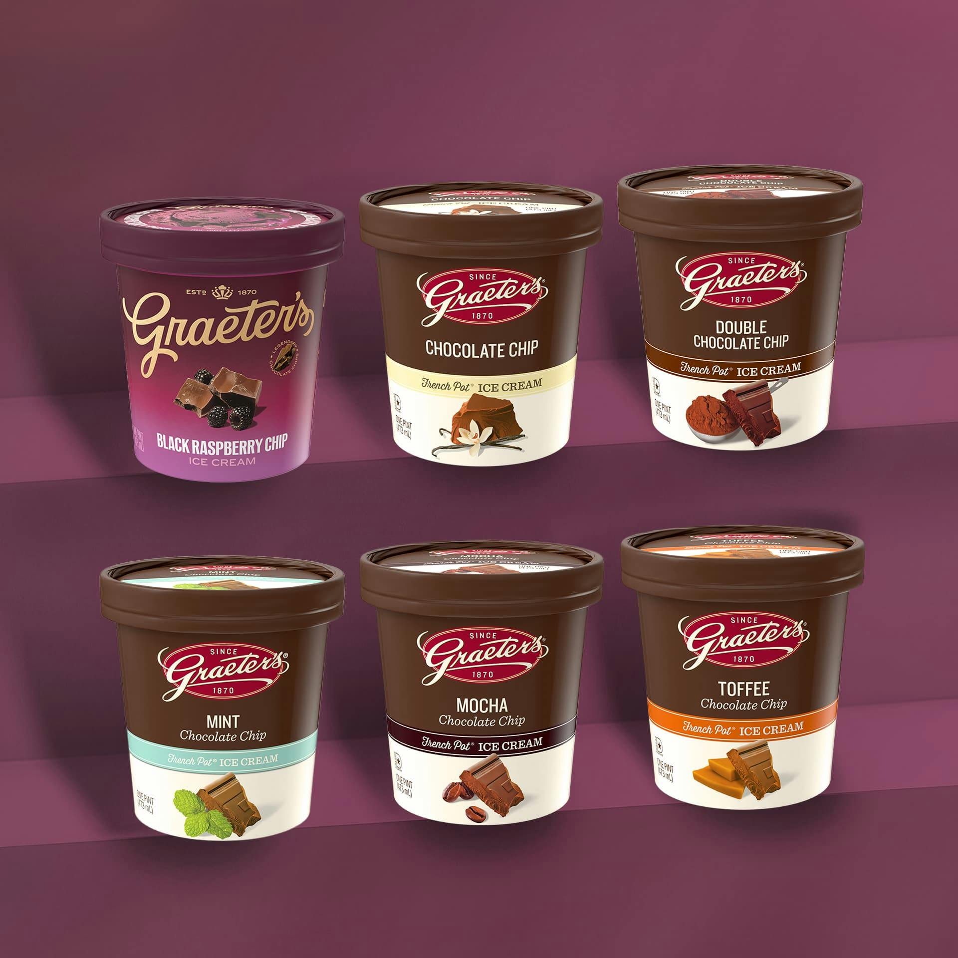 Signature Chip Ice Cream - 6 Pints by Graeter's Ice Cream