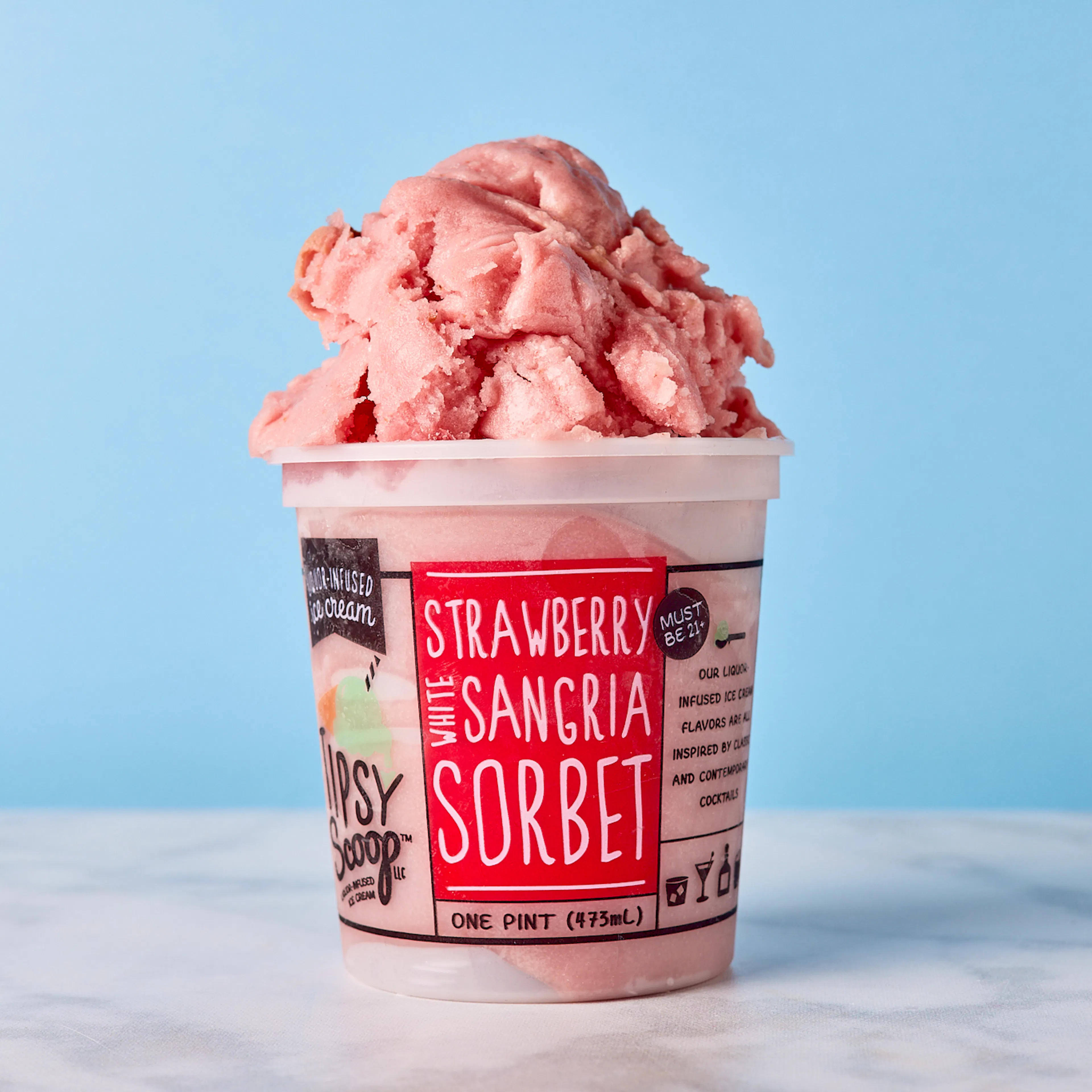 "Sips & Scoops NYE" Boozy Ice Cream - 4 Pints by Tipsy Scoop Boozy Ice Cream - Alternate image 3