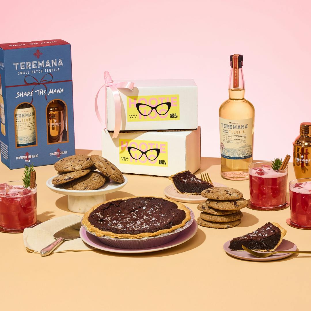 The Holiday Social Gift — Carla Hall's Desserts x Teremana Reposado by Teremana Tequila X Goldbelly