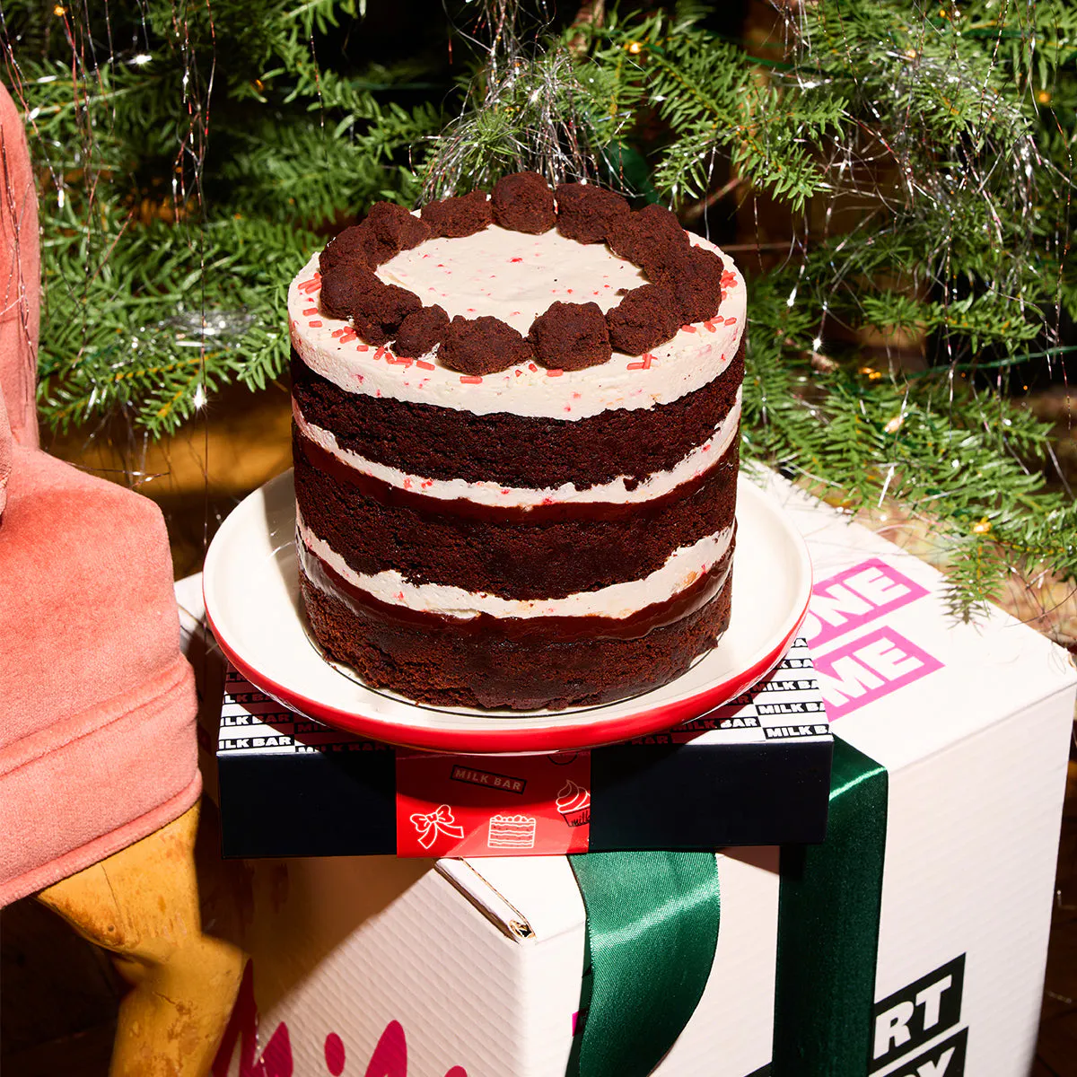 Milk Bar® Peppermint Bark Cake by Milk Bar