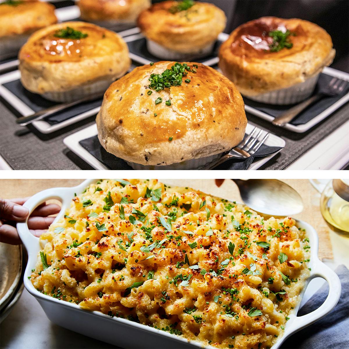 Truffle Chicken Pot Pie + Mac & Cheese for 4 by Wolfgang Puck