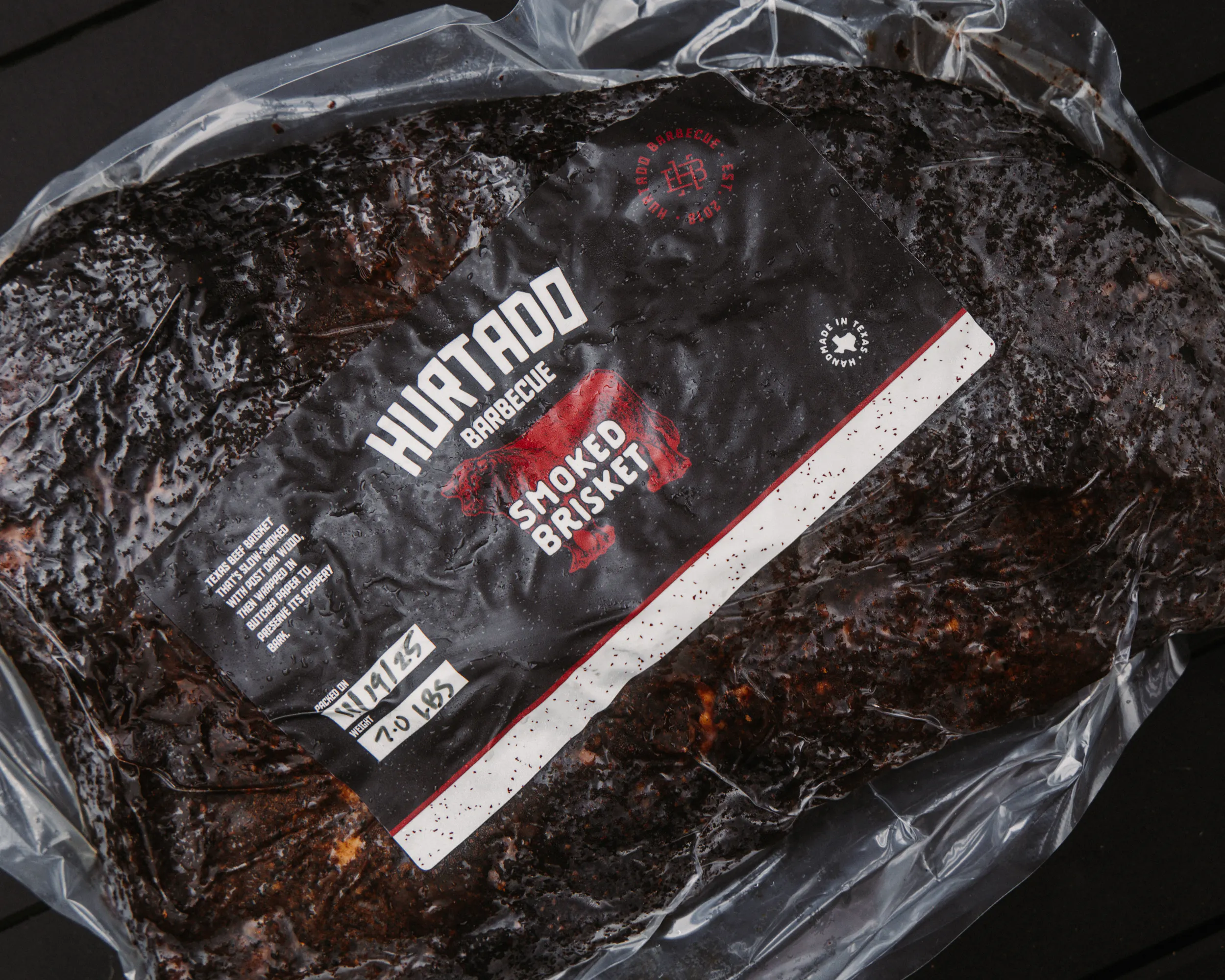 Whole Brisket - 5-6 lbs. by Hurtado BBQ - Alternate image 2
