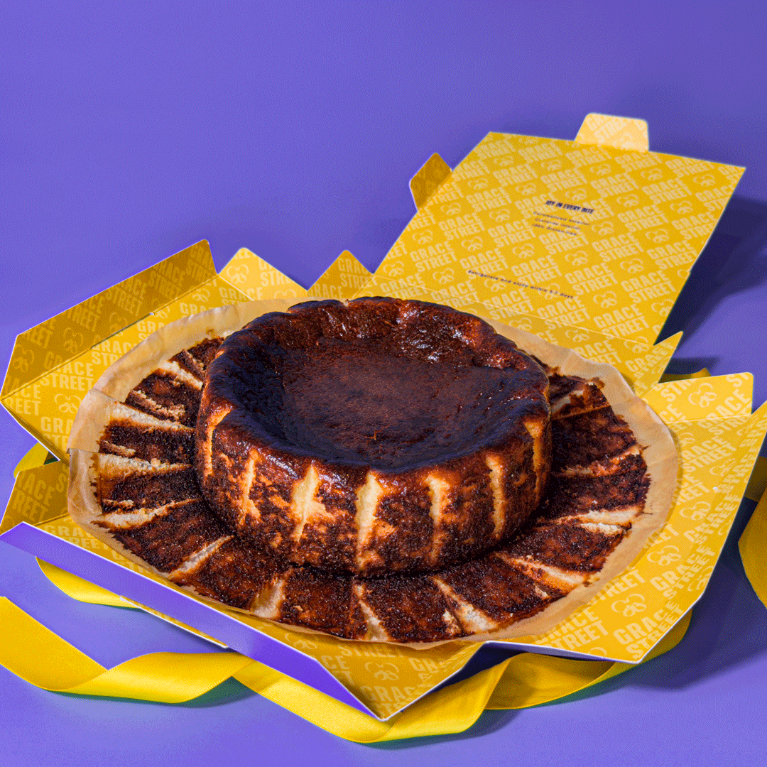 Basque Burnt Cheesecake by Little Grace Bakery