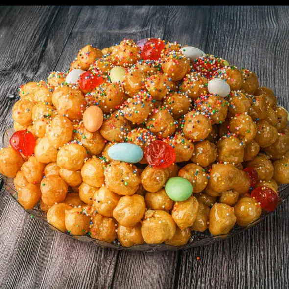 Holiday Pizza Rustica + Struffoli Combo by Artuso Pastry Shop - Alternate image 1