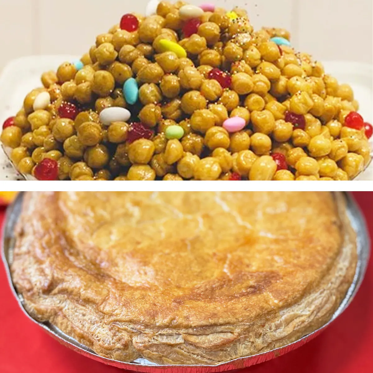 Holiday Pizza Rustica + Struffoli Combo by Artuso Pastry Shop