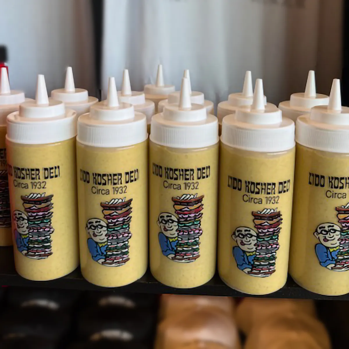 Lido Deli Squeezable Mustard Bottle by Lido Kosher Deli