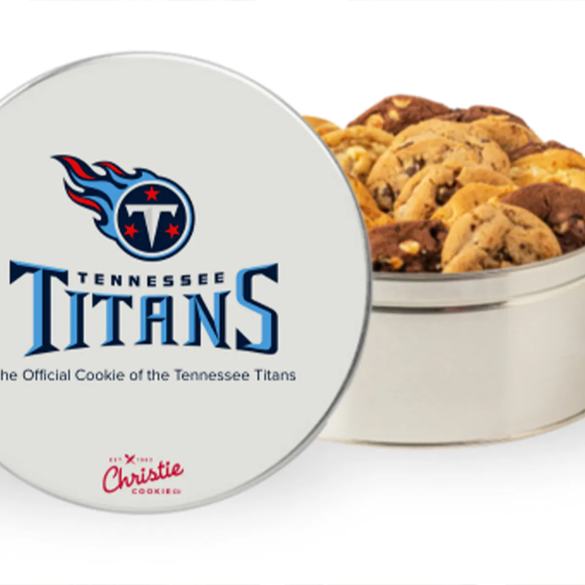 Cookies "Tennessee Titans" Gift Tin - Choose Your Own 10 Pack by Christie Cookie Company