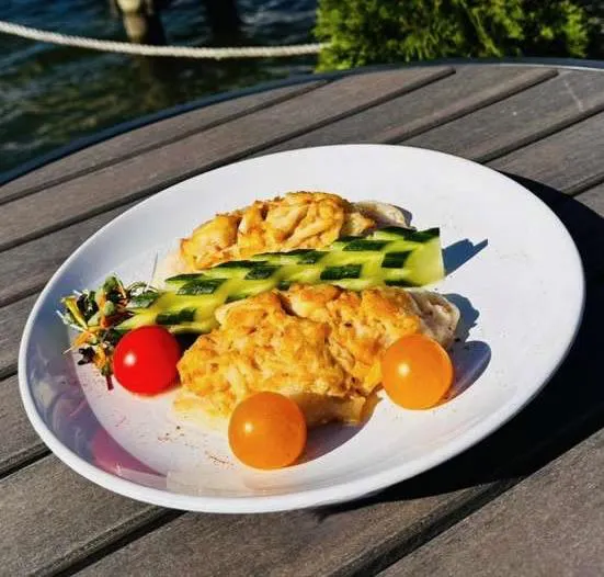 Crab-Stuffed Grouper Fillets by Harris Crab House