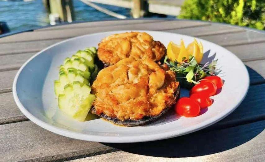 Crab-Stuffed Mushroom Imperial for 2 by Harris Crab House
