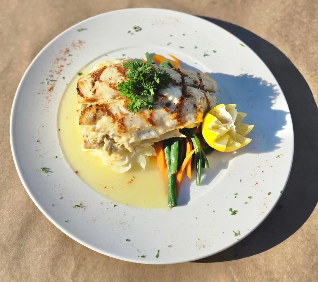 Crab-Stuffed Flounder Fillets by Harris Crab House